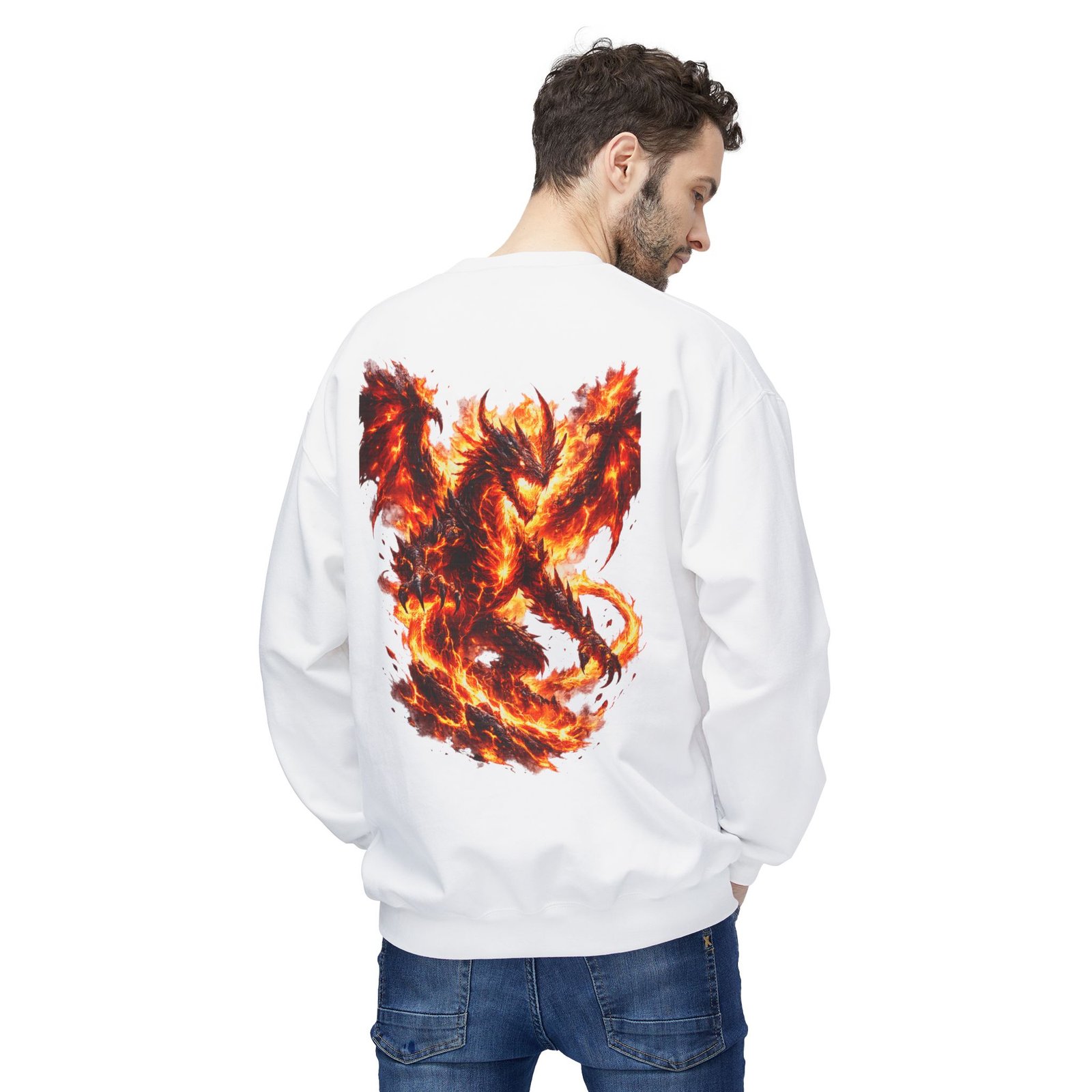 echoflame inferno dragon crewneck sweatshirt echoflame inferno dragon crewneck sweatshirt