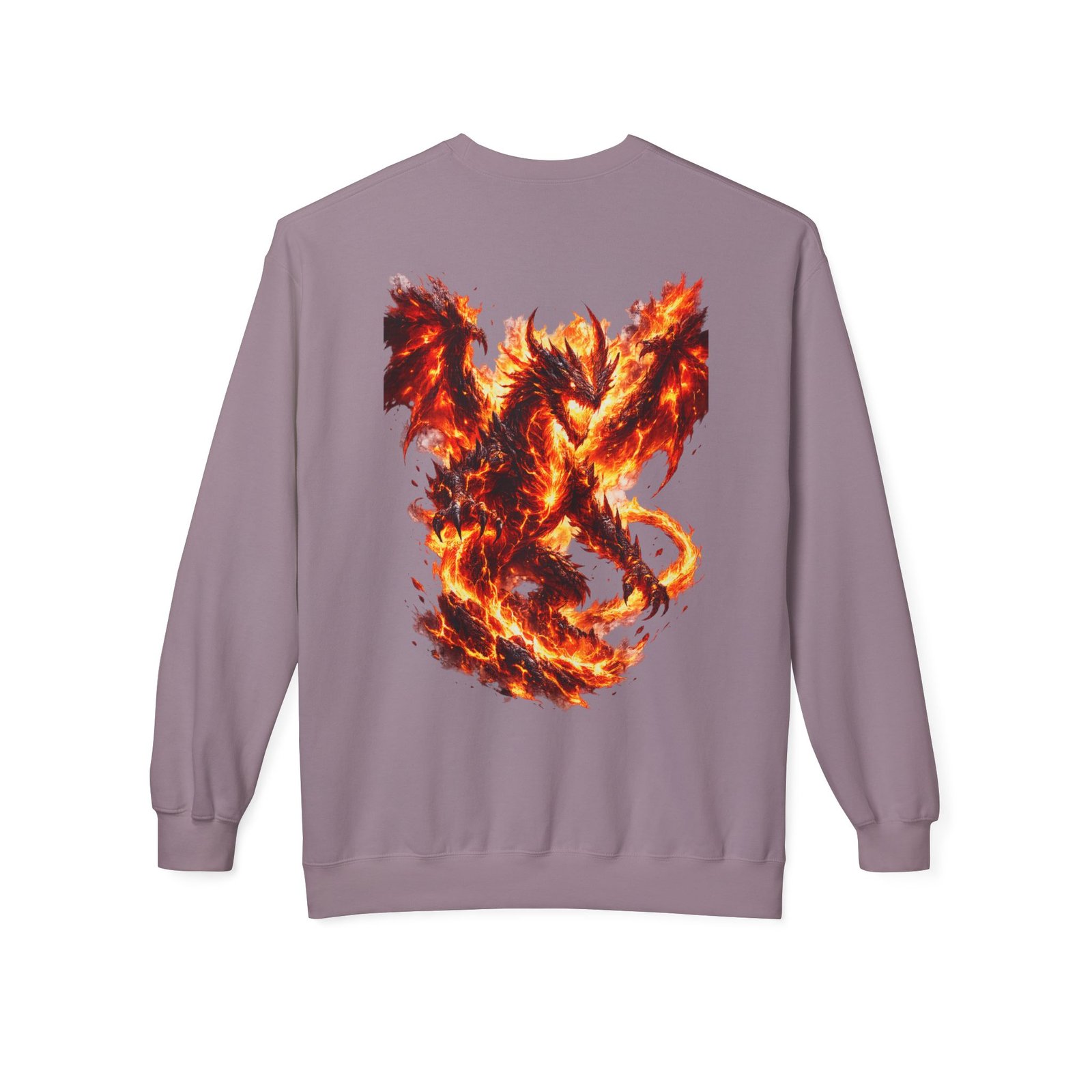echoflame inferno dragon crewneck sweatshirt echoflame inferno dragon crewneck sweatshirt