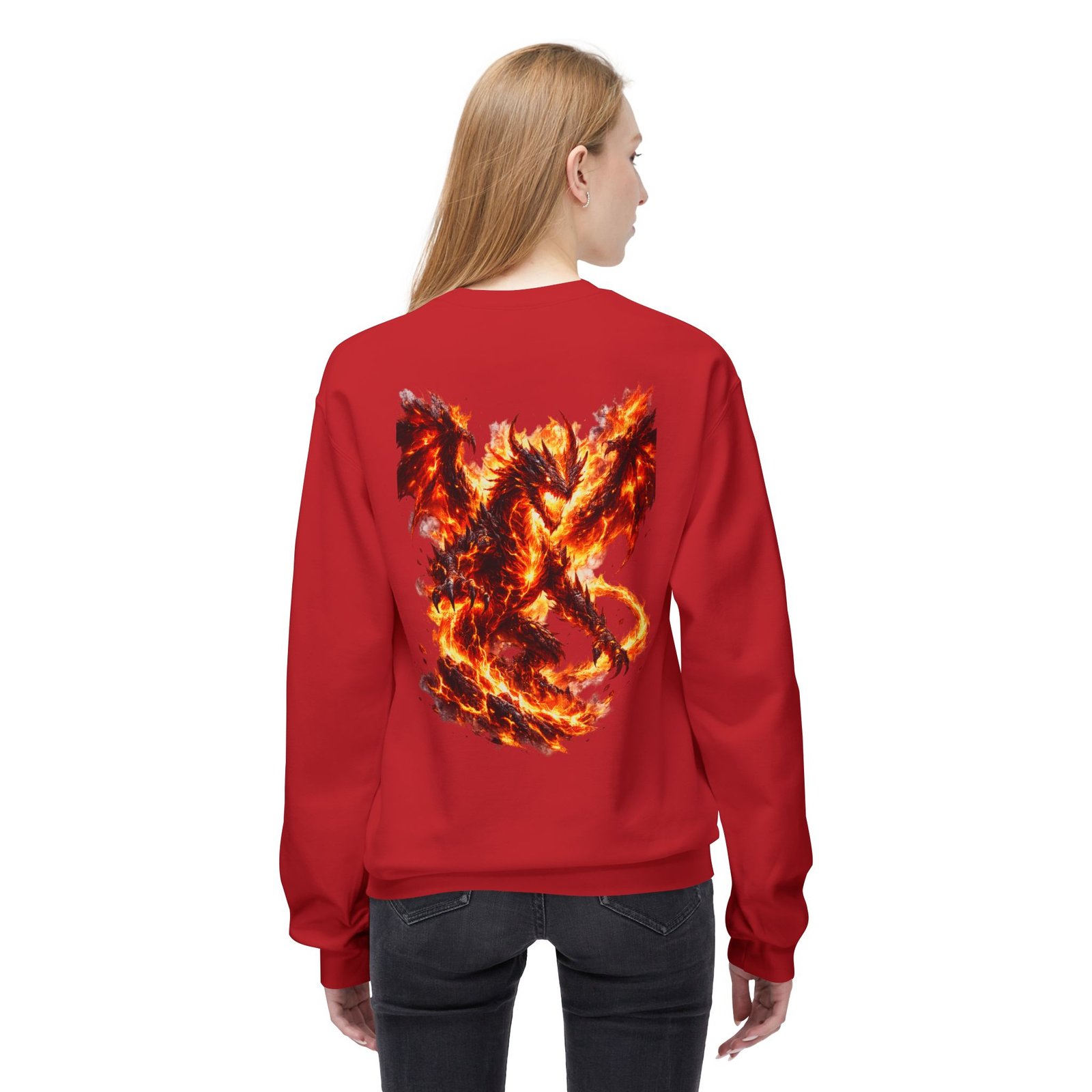 echoflame inferno dragon crewneck sweatshirt echoflame inferno dragon crewneck sweatshirt
