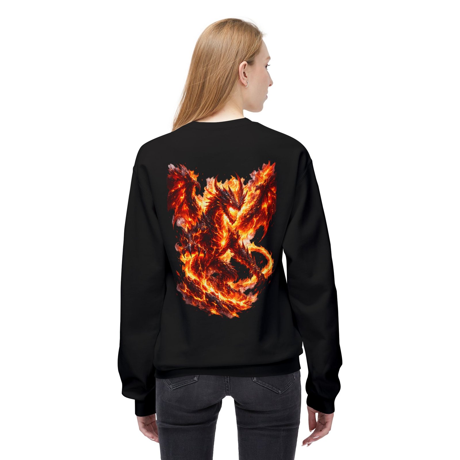 echoflame inferno dragon crewneck sweatshirt echoflame inferno dragon crewneck sweatshirt