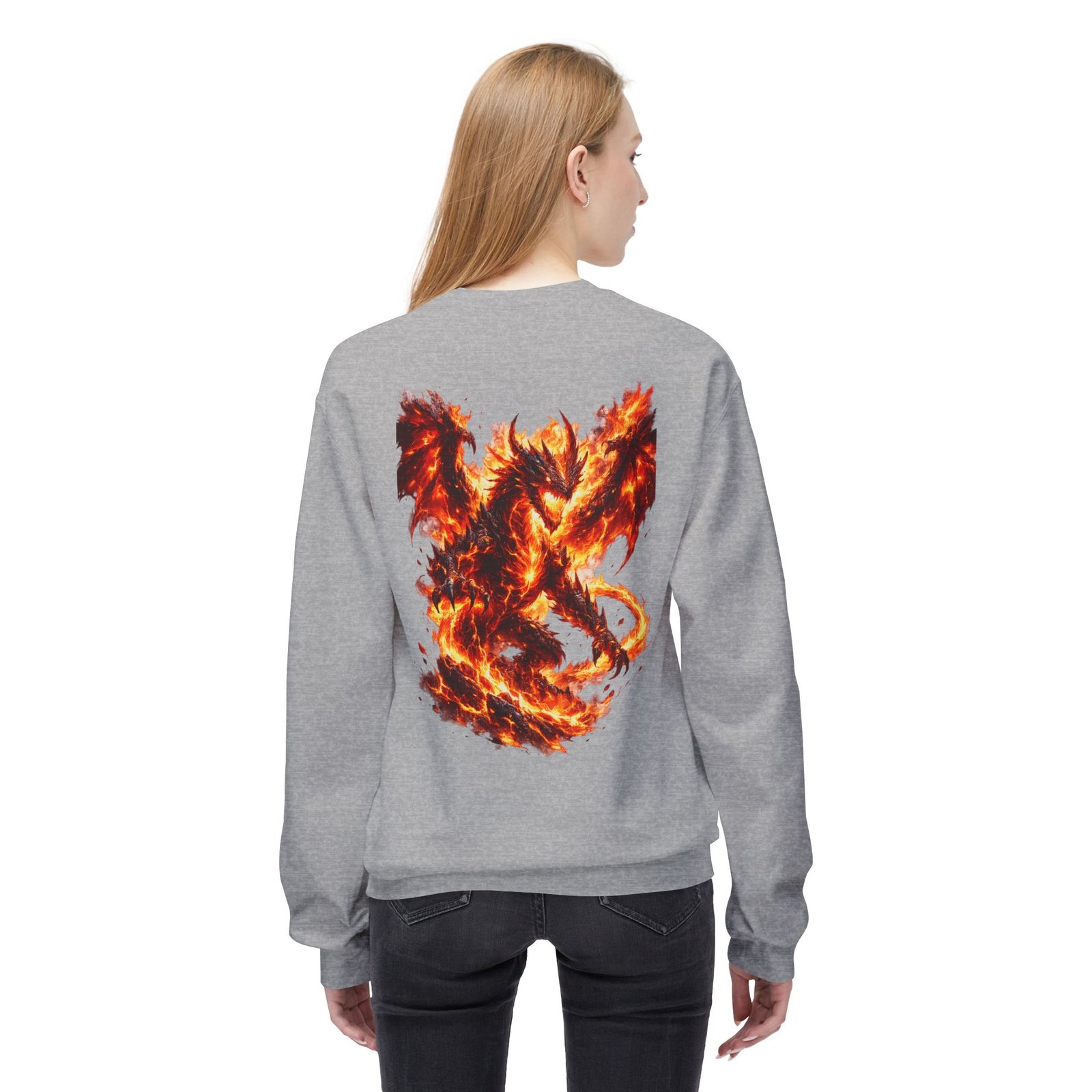 echoflame inferno dragon crewneck sweatshirt echoflame inferno dragon crewneck sweatshirt