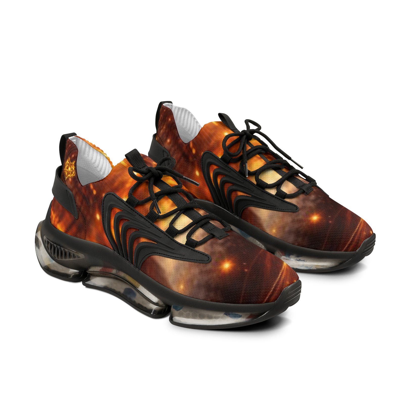 echoflame fiery galaxy print sneakers | mesh athletic shoes echoflame fiery galaxy print sneakers | mesh athletic shoes