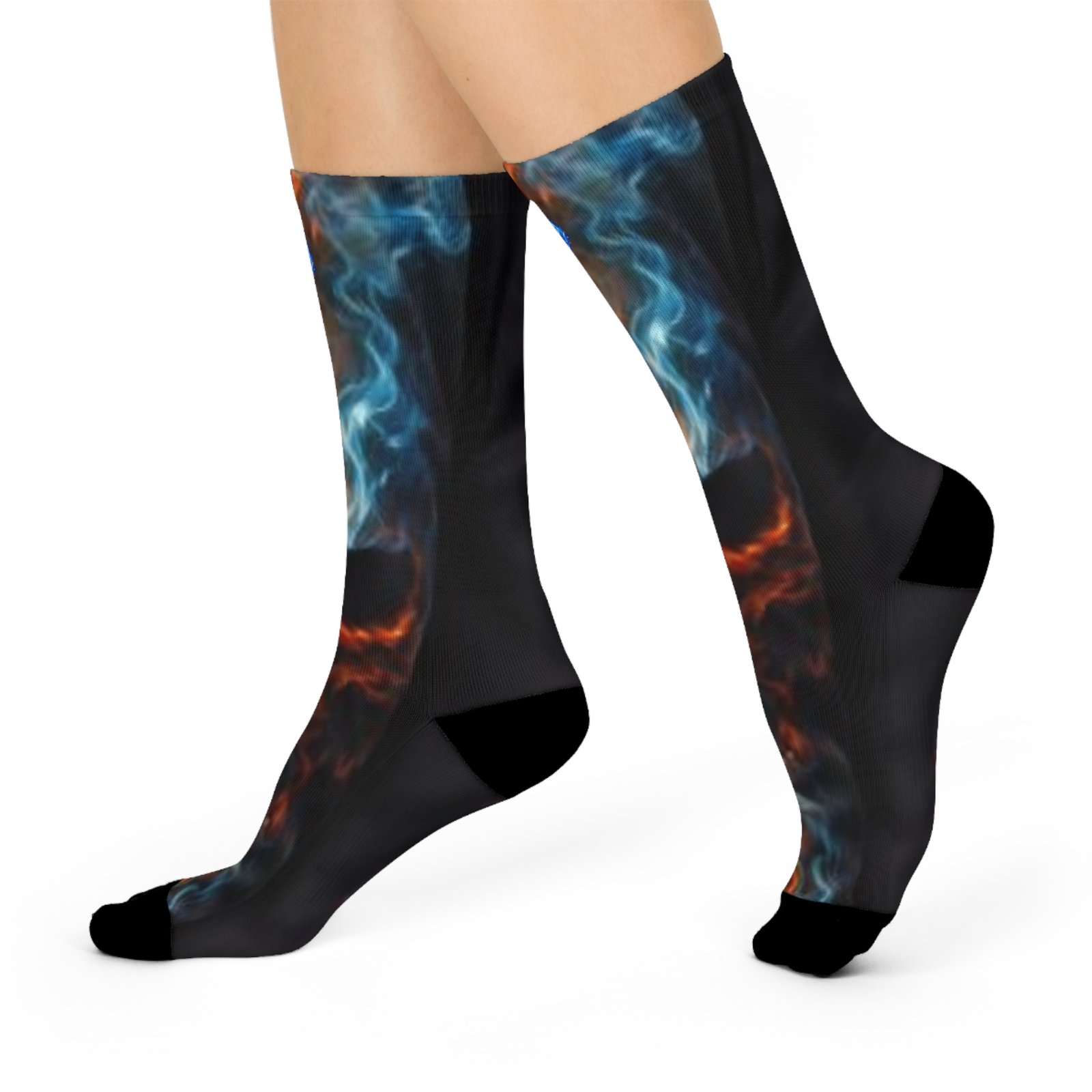 echoflame flaming skull socks | fire and smoke crew socks echoflame flaming skull socks | fire and smoke crew socks