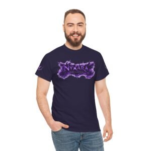 echoflame null seraph t‑shirt — purple gothic fantasy tee