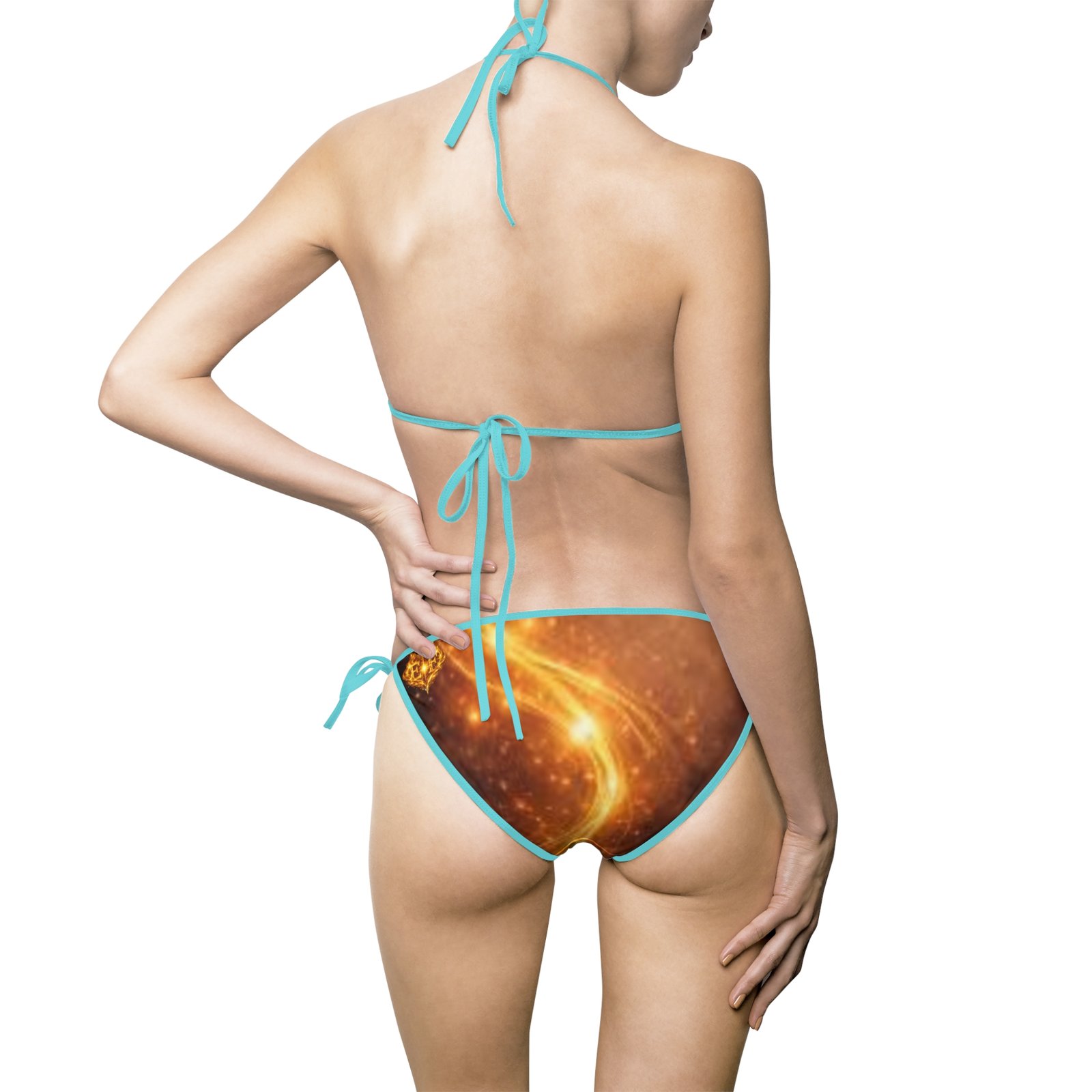 echoflame amber bokeh print bikini echoflame amber bokeh print bikini