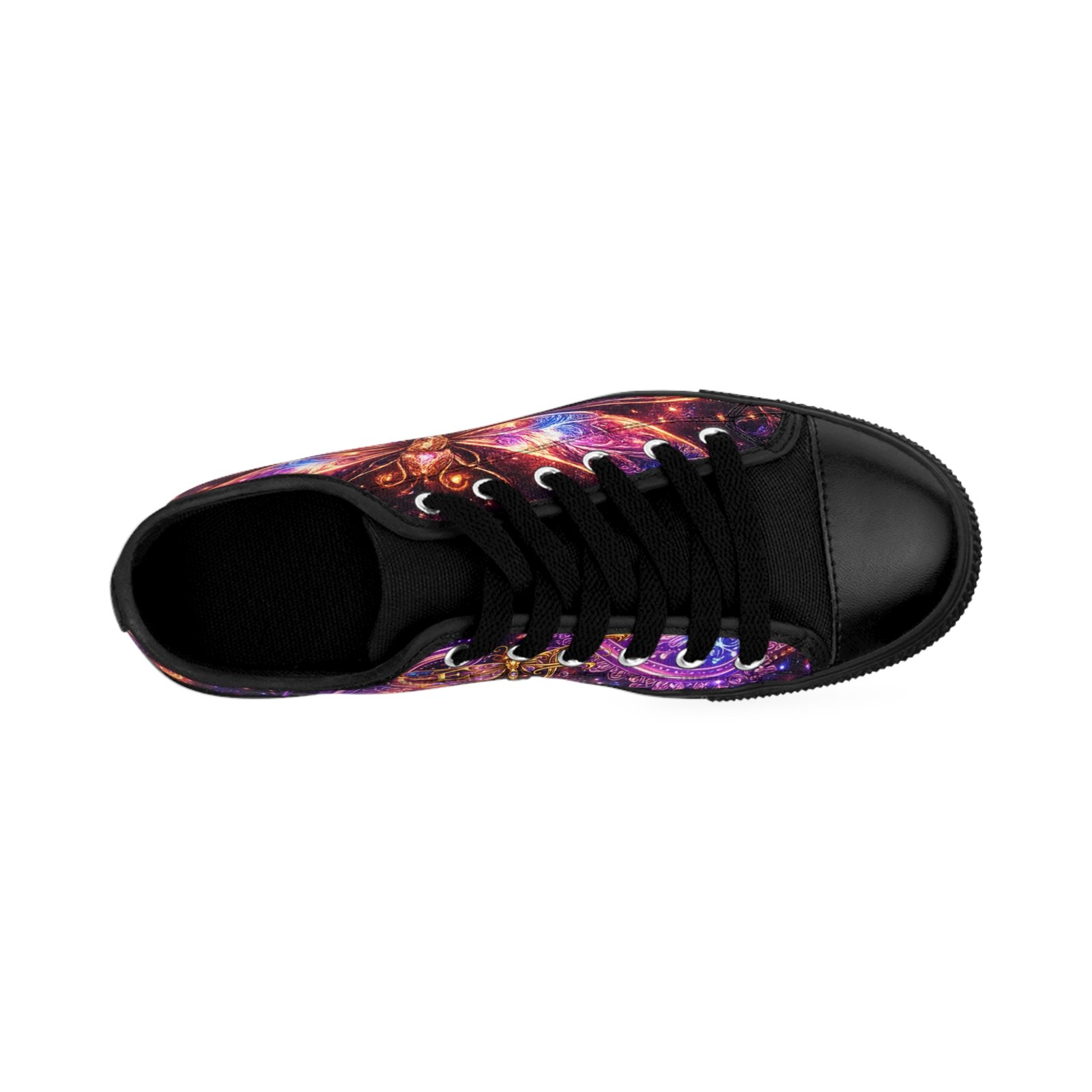 echoflame draonfly galaxy sneakers — women's low top shoes echoflame draonfly galaxy sneakers — women's low top shoes