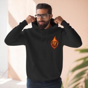echoflame inferno dragon hoodie — fire mythic graphic fleece