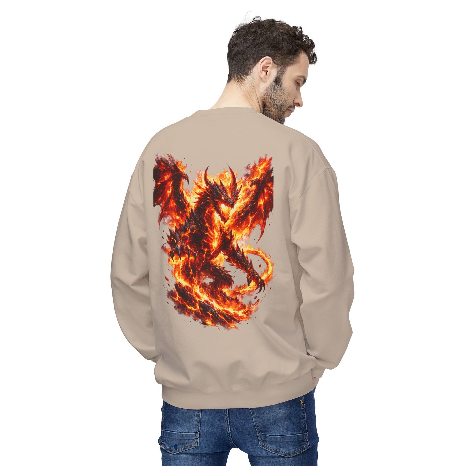 echoflame inferno dragon crewneck sweatshirt echoflame inferno dragon crewneck sweatshirt