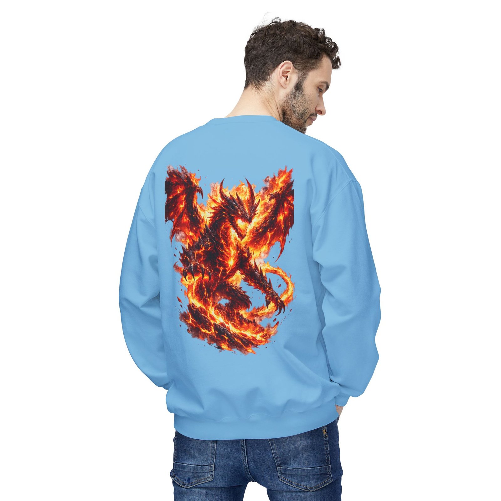echoflame inferno dragon crewneck sweatshirt echoflame inferno dragon crewneck sweatshirt