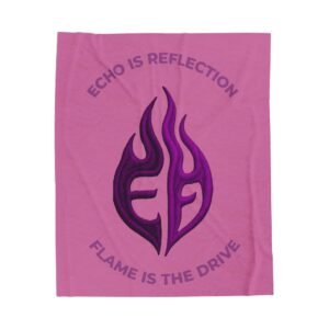 echoflame velveteen plush blanket