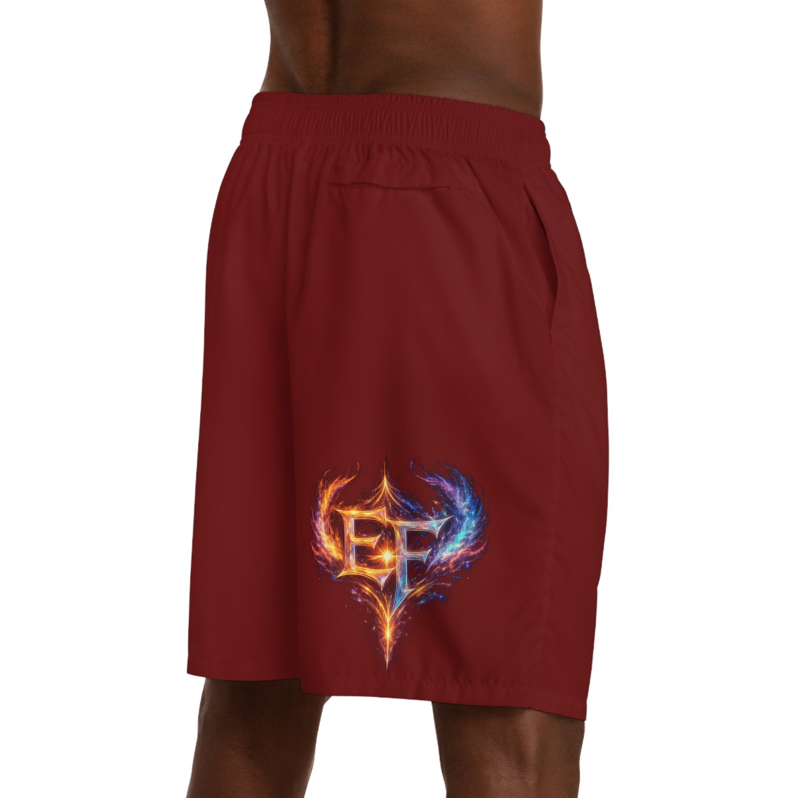 echoflame fiery emblem men's jogger shorts echoflame fiery emblem men's jogger shorts