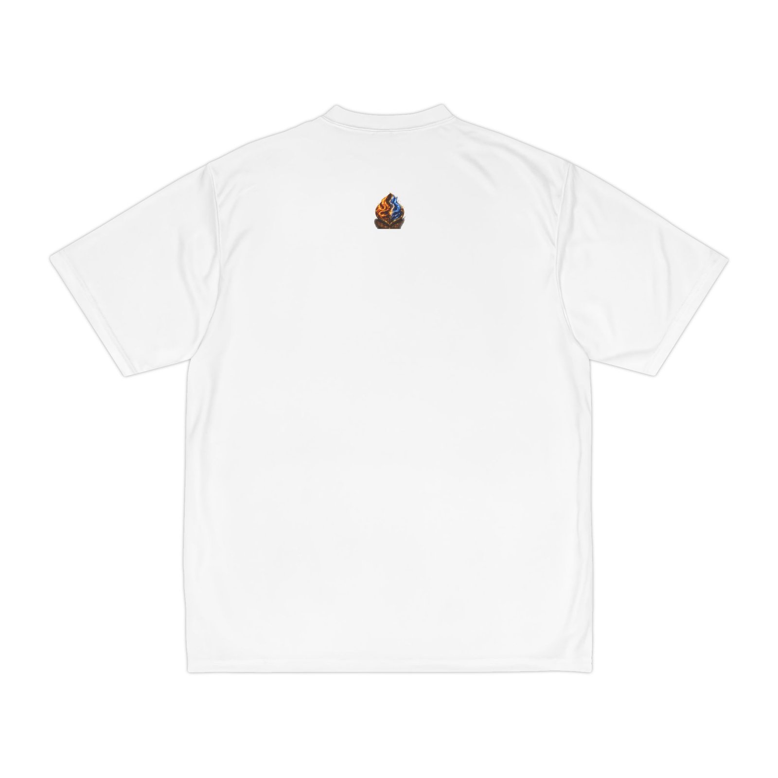 echoflame fire and ice flame graphic t shirt | small chest & upper back print echoflame fire and ice flame graphic t shirt | small chest & upper back print