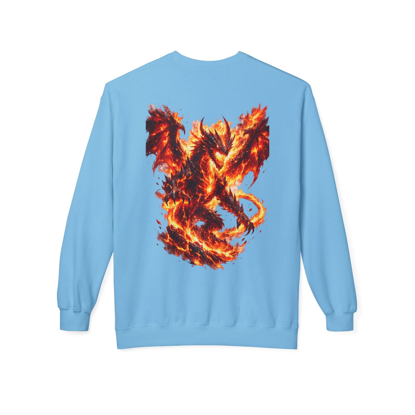 echoflame inferno dragon crewneck sweatshirt echoflame inferno dragon crewneck sweatshirt