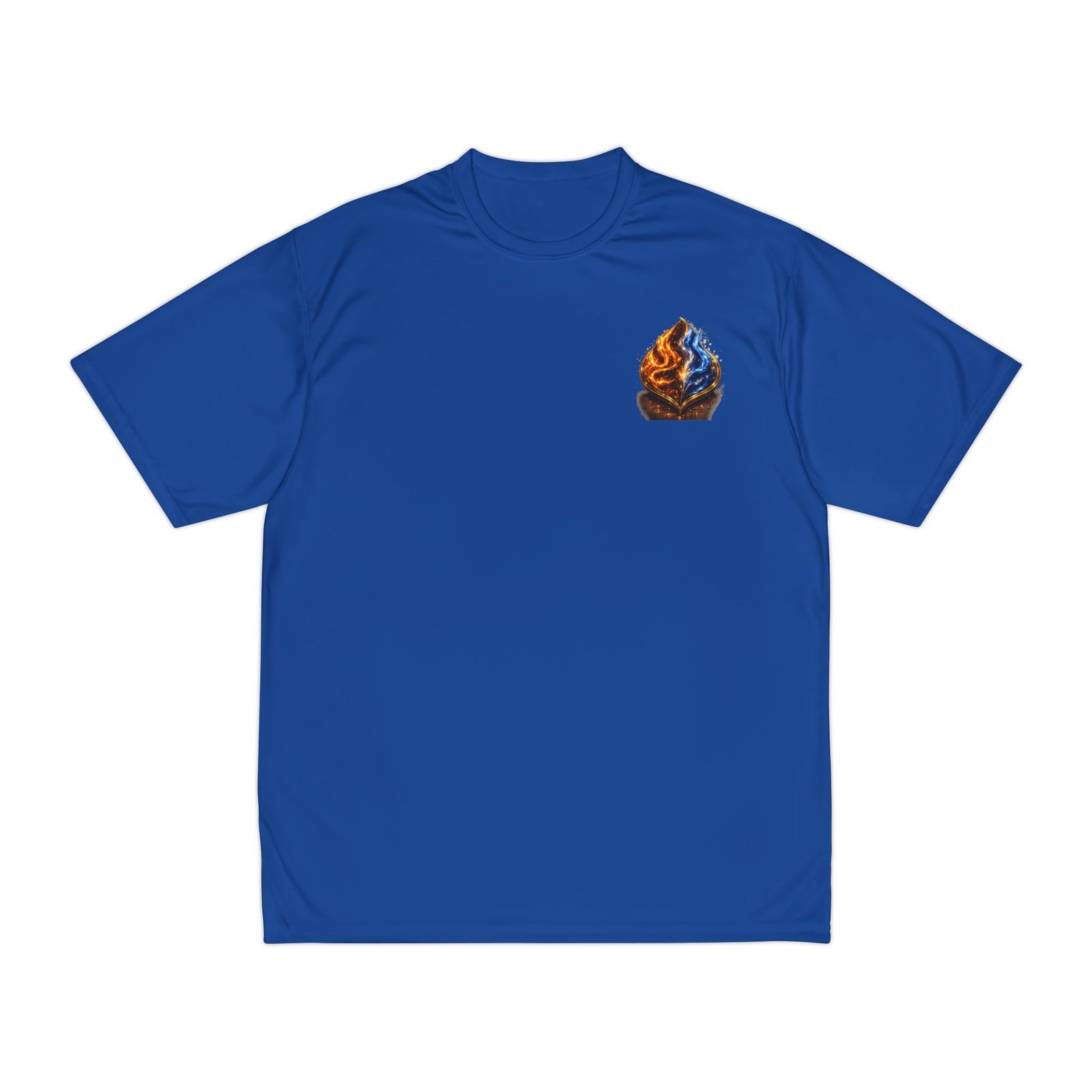 echoflame fire and ice flame graphic t shirt | small chest & upper back print echoflame fire and ice flame graphic t shirt | small chest & upper back print