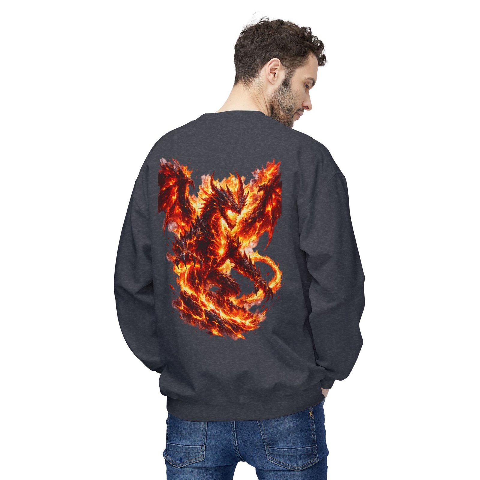 echoflame inferno dragon crewneck sweatshirt echoflame inferno dragon crewneck sweatshirt
