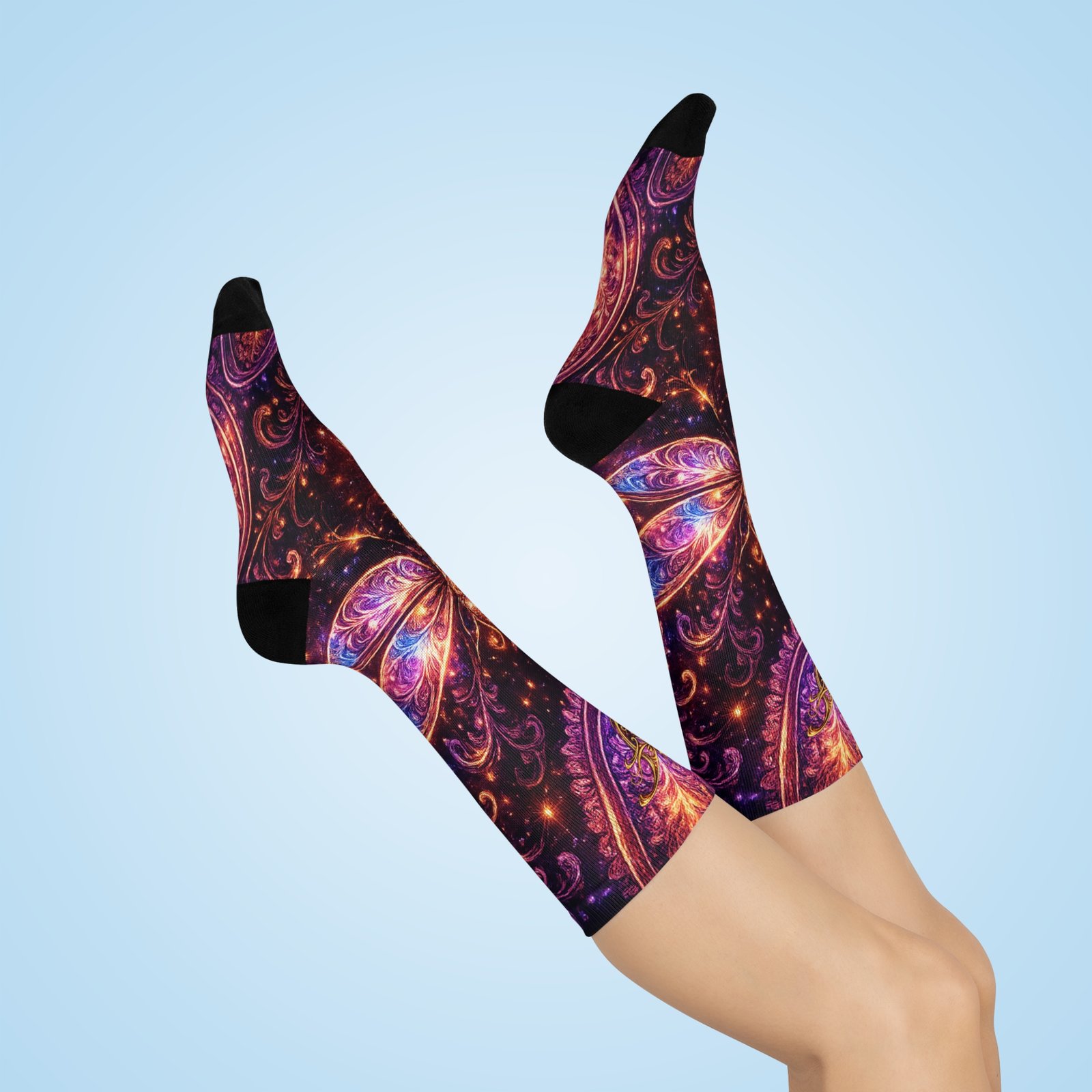 echoflalme mystic dragonfly cushioned crew socks echoflalme mystic dragonfly cushioned crew socks