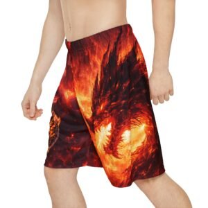 echoflame inferno dragon men shorts