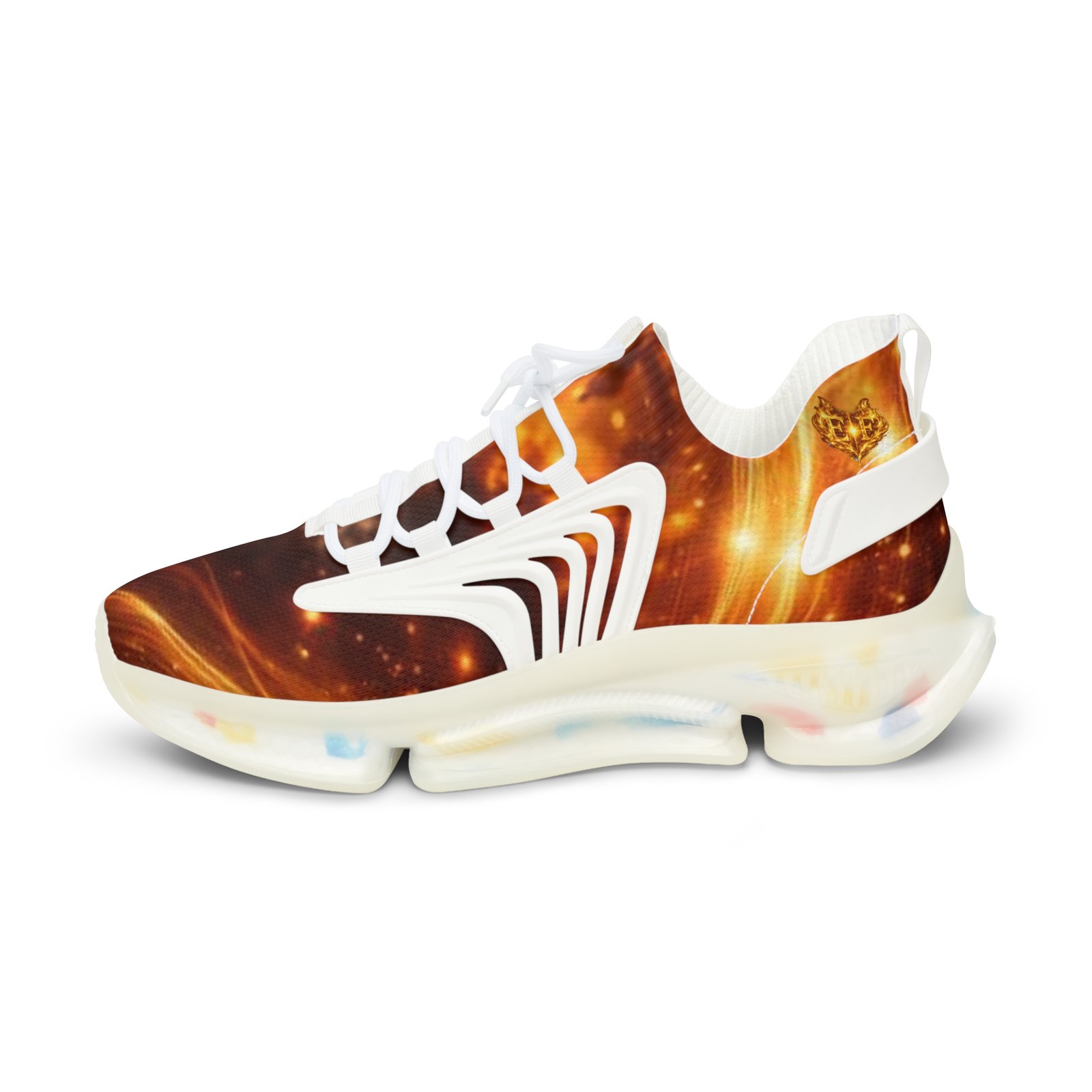 echoflame fiery galaxy print sneakers | mesh athletic shoes echoflame fiery galaxy print sneakers | mesh athletic shoes