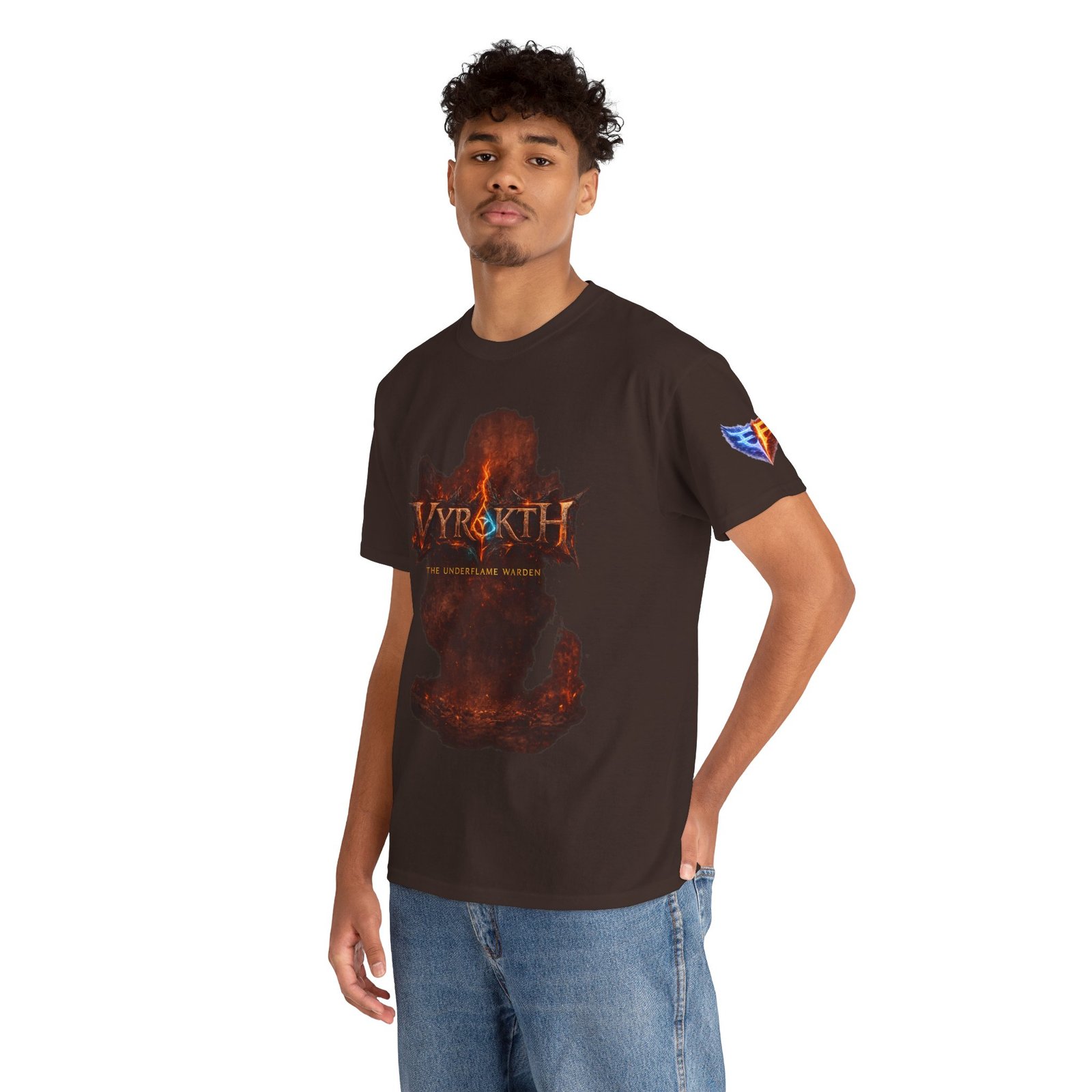 echoflame vyrakth dragon silhouette tee — vyrakth fantasy dragon graphic t shirt echoflame vyrakth dragon silhouette tee — vyrakth fantasy dragon graphic t shirt