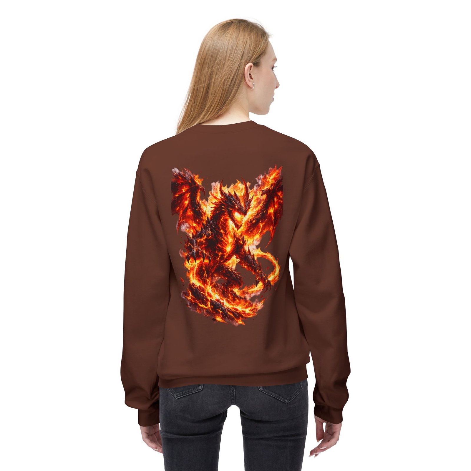 echoflame inferno dragon crewneck sweatshirt echoflame inferno dragon crewneck sweatshirt