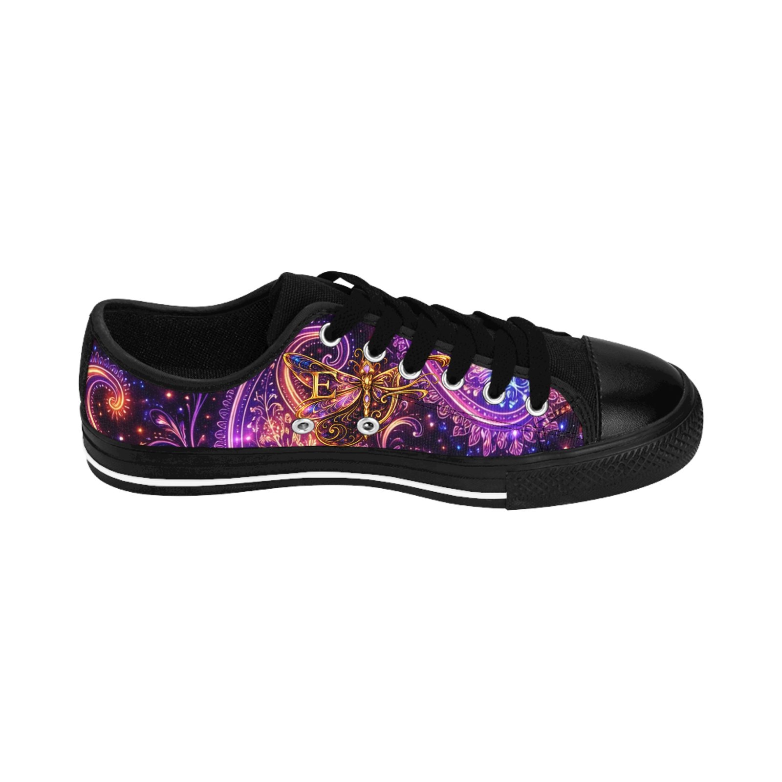 echoflame draonfly galaxy sneakers — women's low top shoes echoflame draonfly galaxy sneakers — women's low top shoes