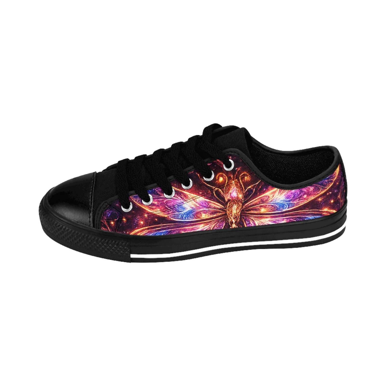 echoflame draonfly galaxy sneakers — women's low top shoes echoflame draonfly galaxy sneakers — women's low top shoes