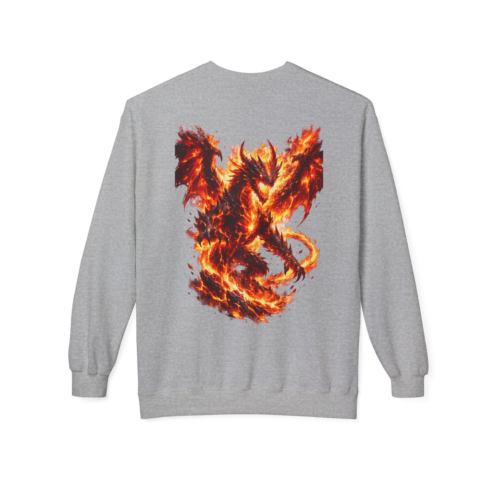 echoflame inferno dragon crewneck sweatshirt echoflame inferno dragon crewneck sweatshirt