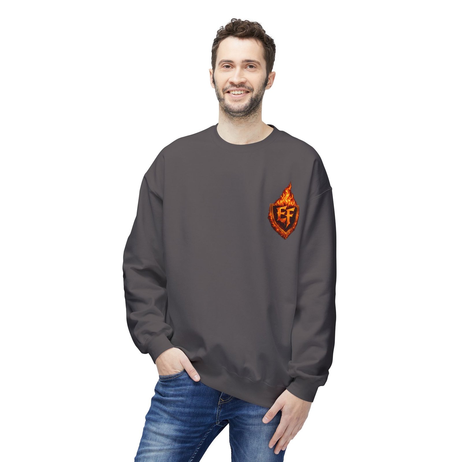 echoflame inferno dragon crewneck sweatshirt echoflame inferno dragon crewneck sweatshirt