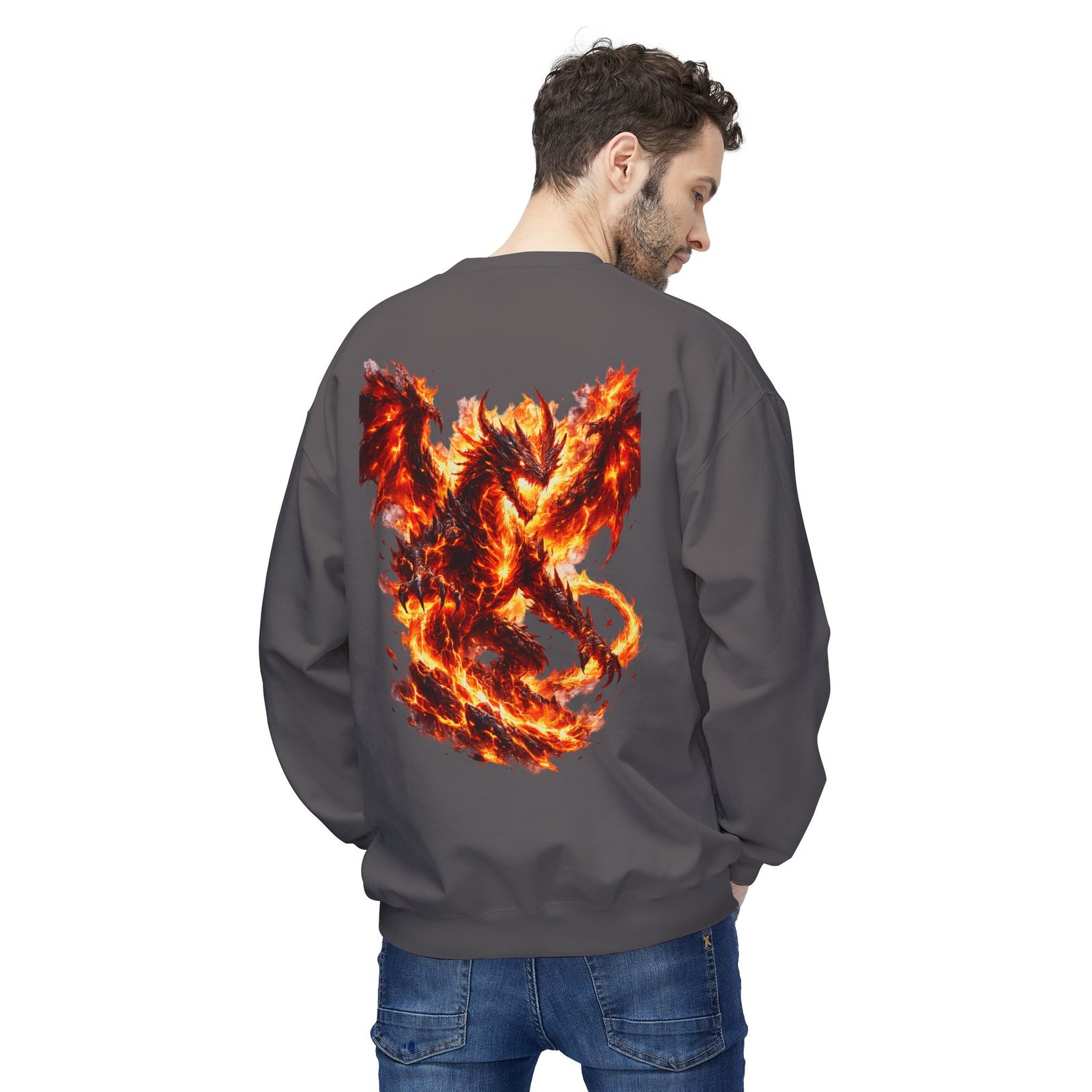 echoflame inferno dragon crewneck sweatshirt echoflame inferno dragon crewneck sweatshirt
