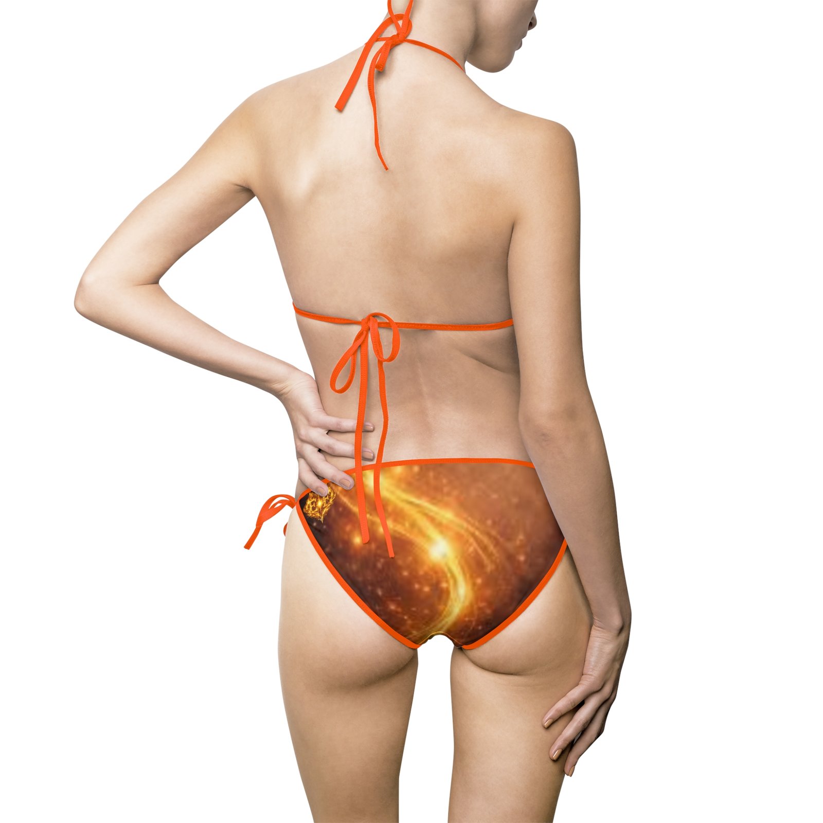 echoflame amber bokeh print bikini echoflame amber bokeh print bikini