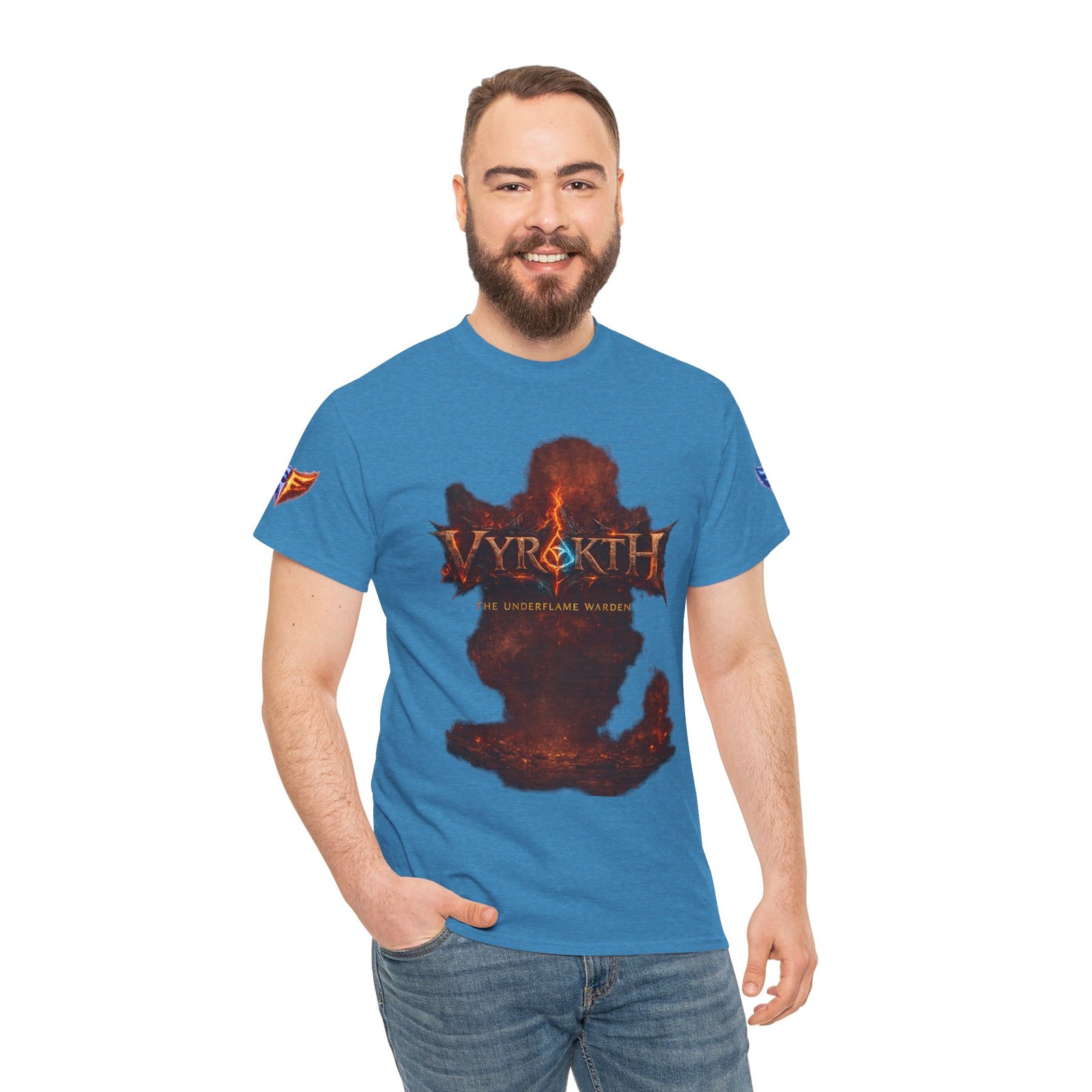 echoflame vyrakth dragon silhouette tee — vyrakth fantasy dragon graphic t shirt echoflame vyrakth dragon silhouette tee — vyrakth fantasy dragon graphic t shirt