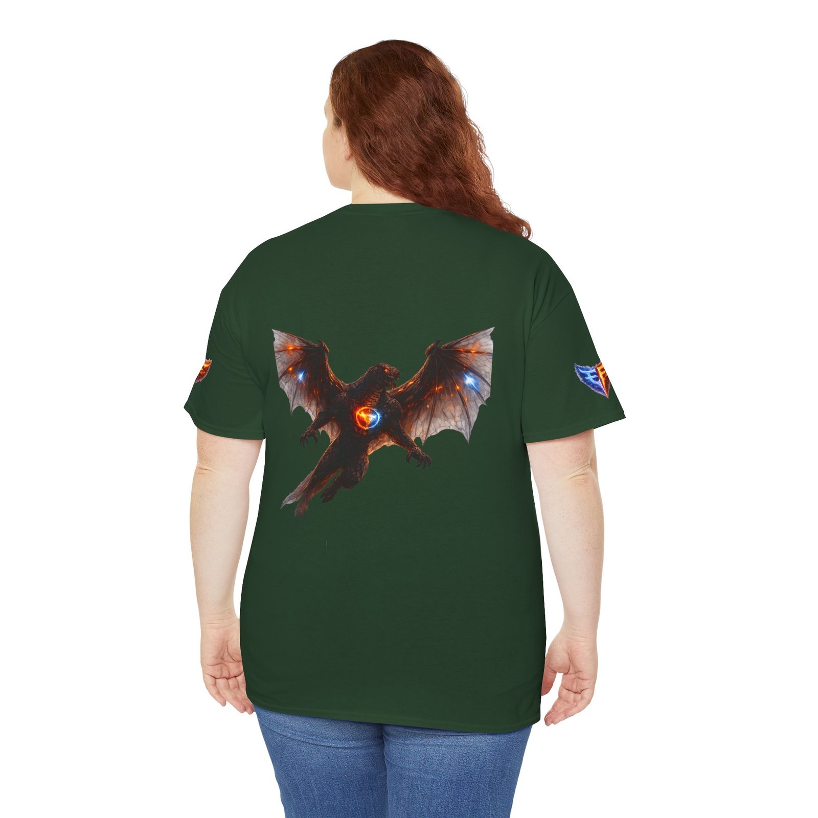 echoflame vyrakth dragon silhouette tee — vyrakth fantasy dragon graphic t shirt echoflame vyrakth dragon silhouette tee — vyrakth fantasy dragon graphic t shirt