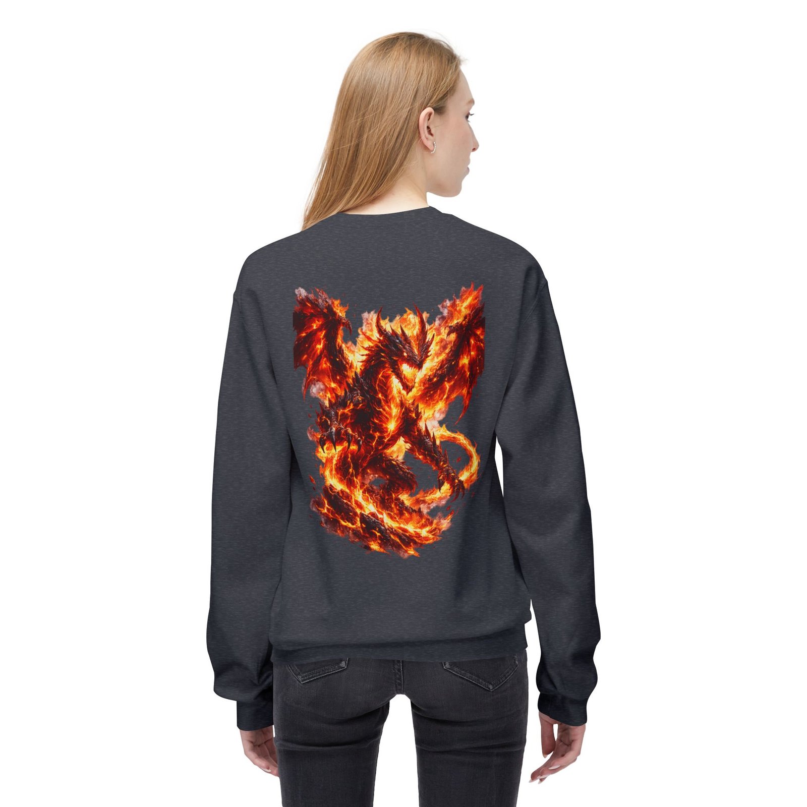echoflame inferno dragon crewneck sweatshirt echoflame inferno dragon crewneck sweatshirt
