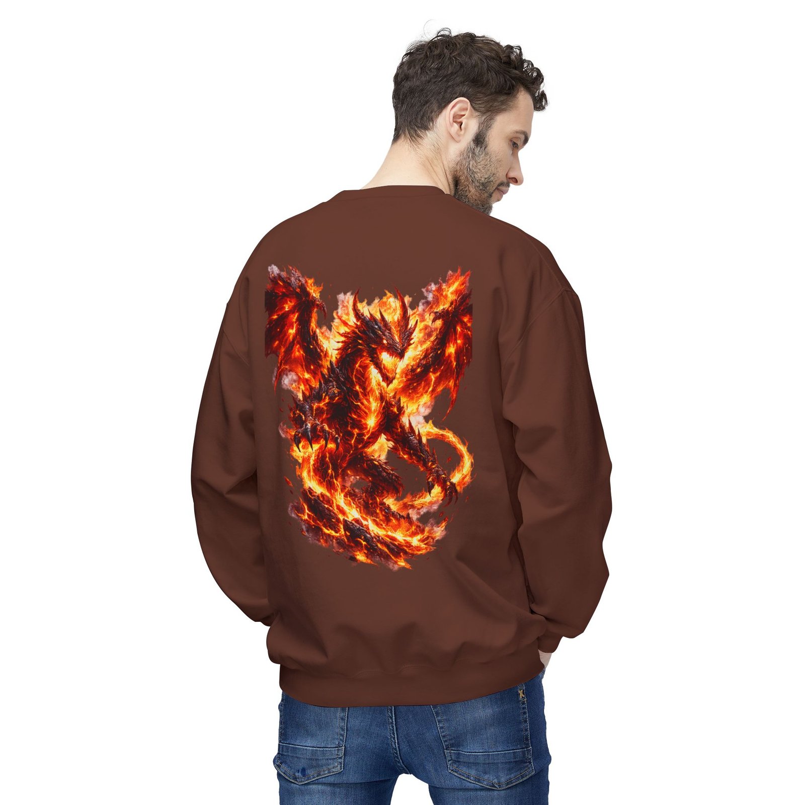 echoflame inferno dragon crewneck sweatshirt echoflame inferno dragon crewneck sweatshirt