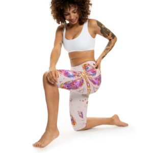 echoflame dragonfly capri leggings