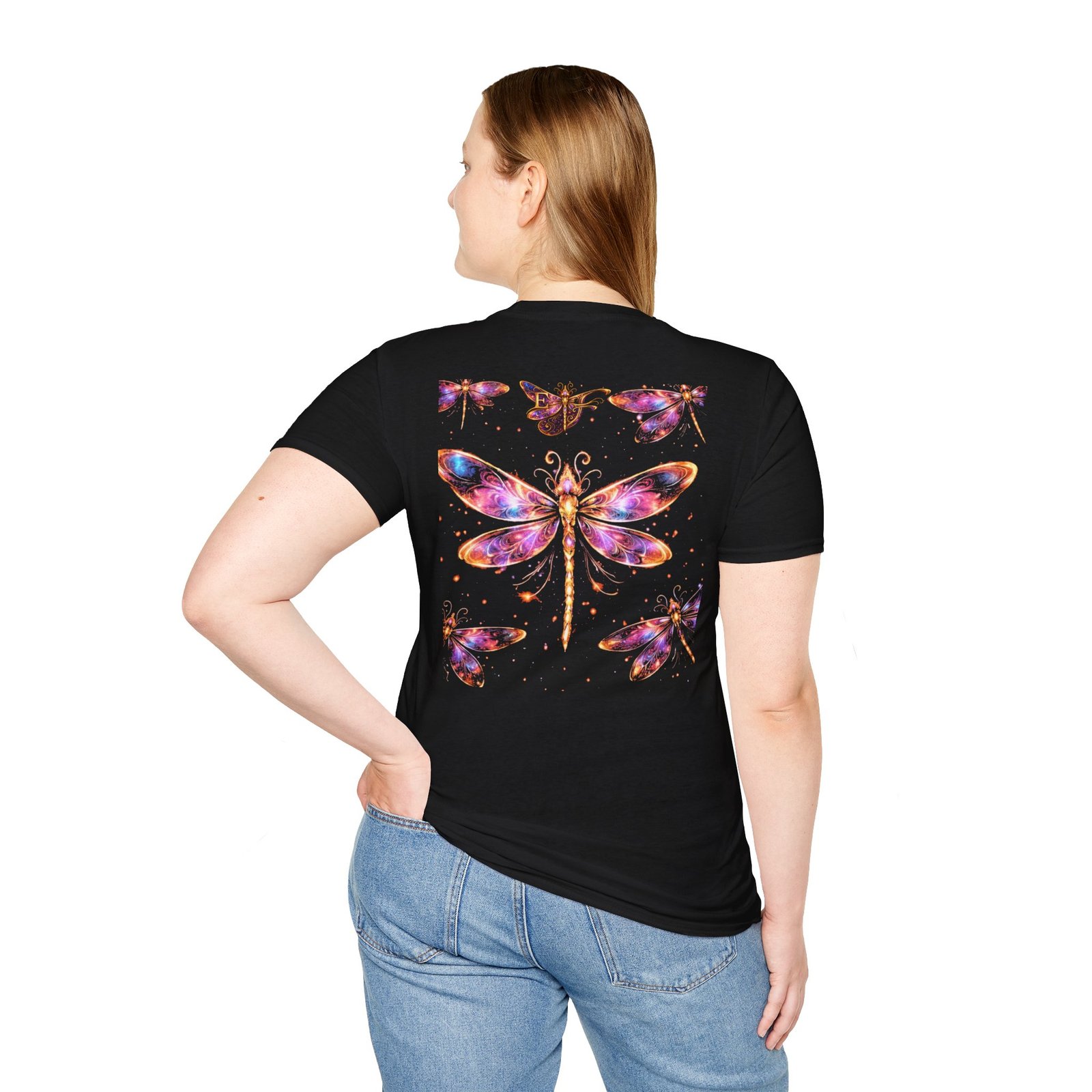 echoflame dragonfly watercolor t shirt — colorful boho nature tee for women & men echoflame dragonfly watercolor t shirt — colorful boho nature tee for women & men