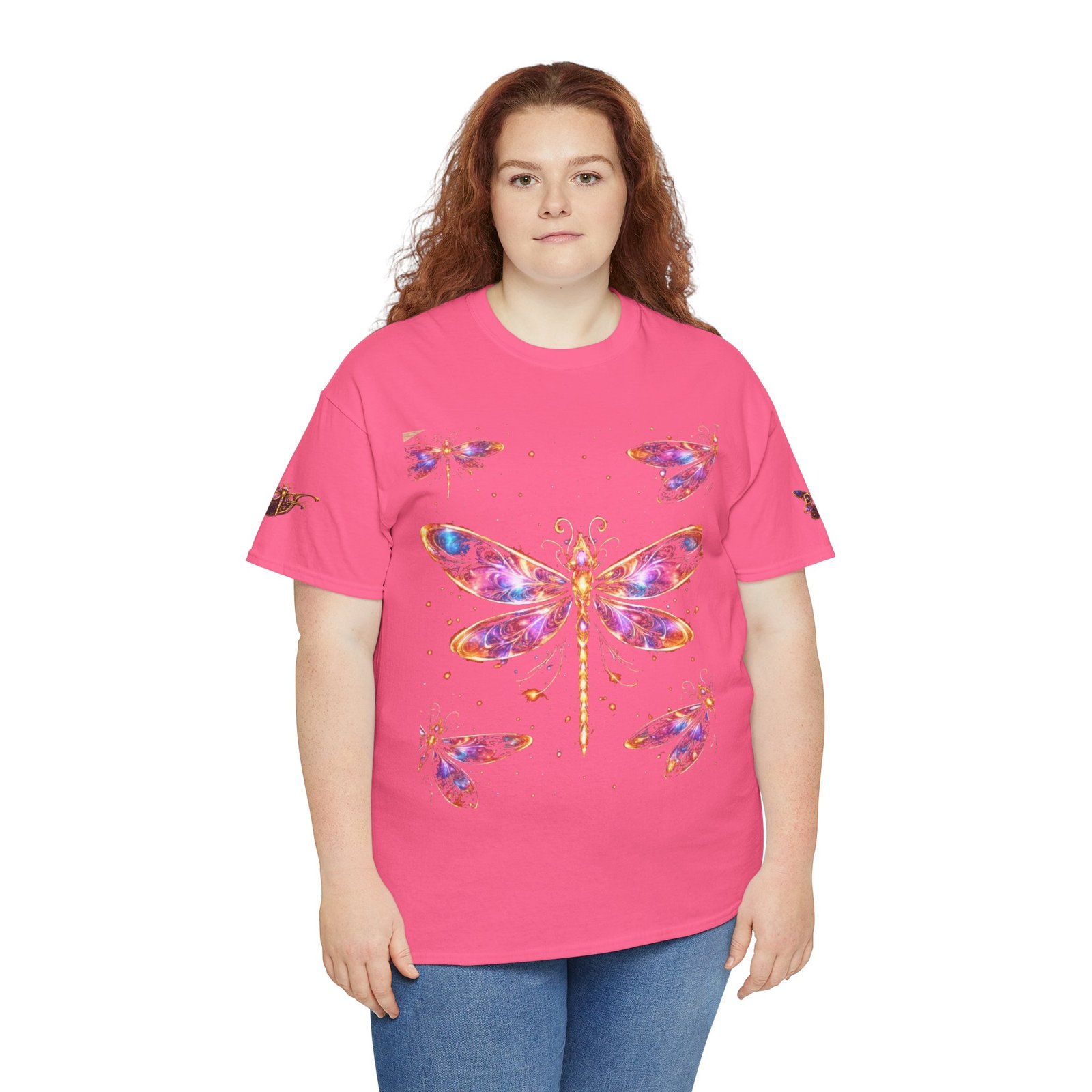 echoflame dragonfly watercolor tee — colorful boho nature t‑shirt echoflame dragonfly watercolor tee — colorful boho nature t‑shirt