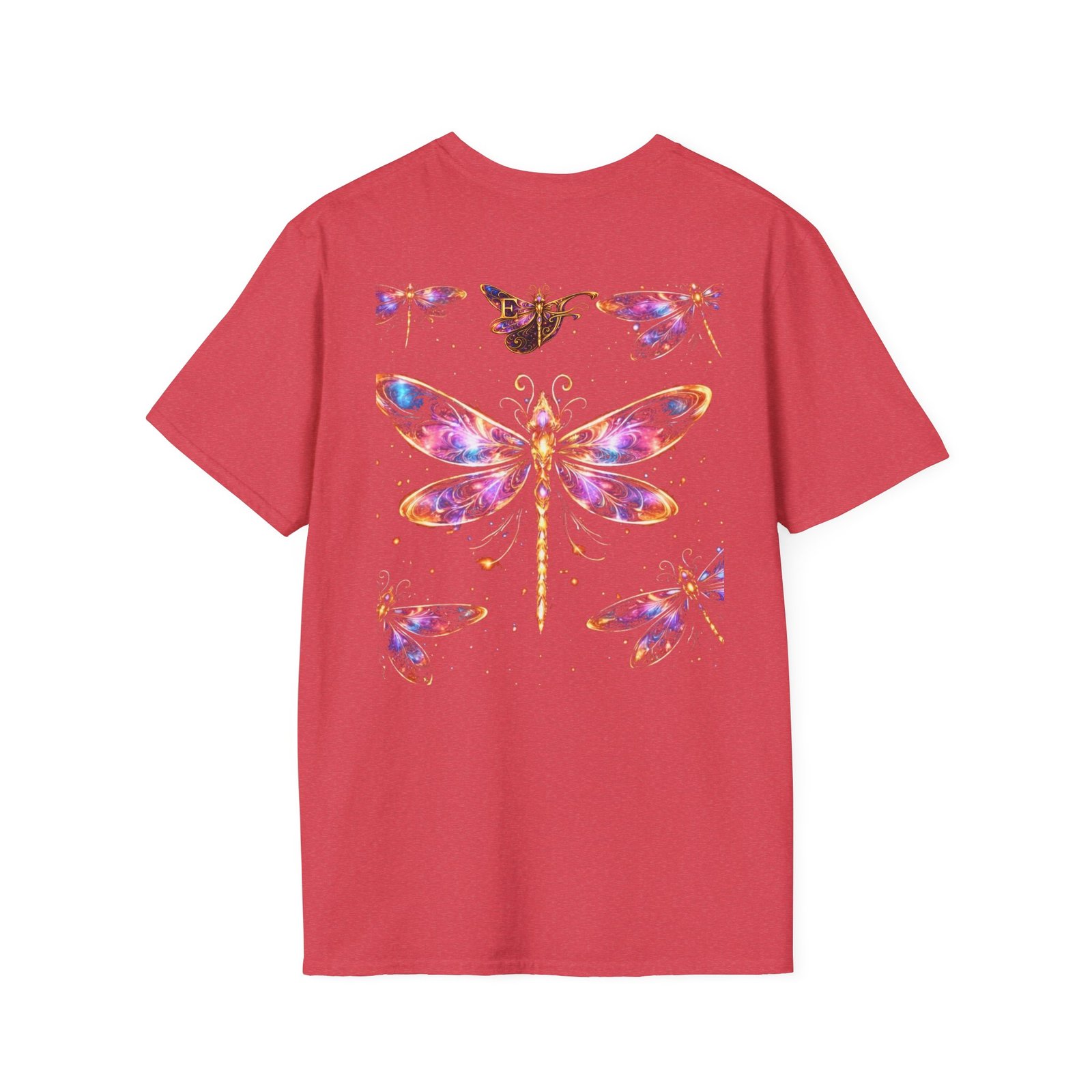 echoflame dragonfly watercolor t shirt — colorful boho nature tee for women & men echoflame dragonfly watercolor t shirt — colorful boho nature tee for women & men
