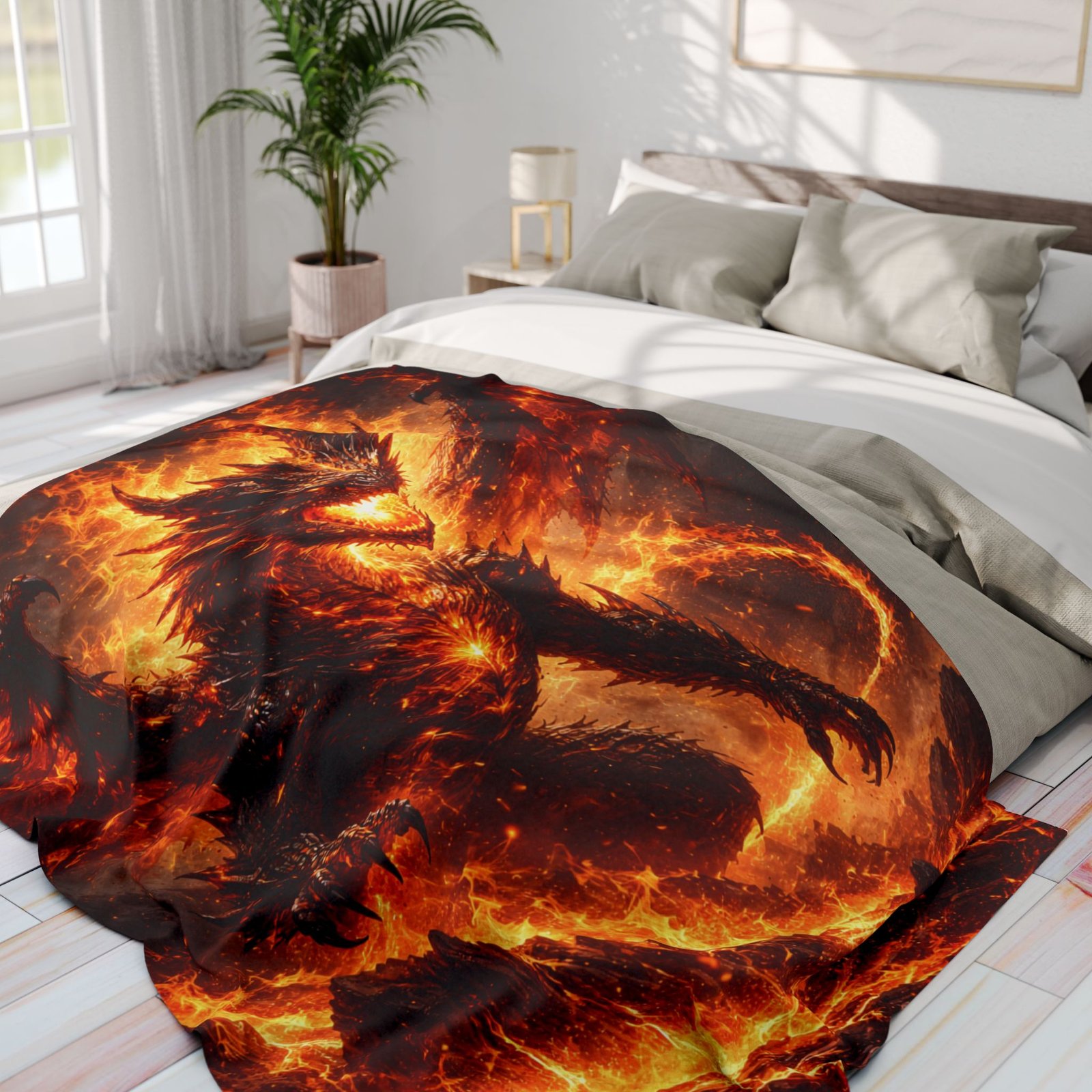 echoflame fiery phoenix fleece blanket echoflame fiery phoenix fleece blanket