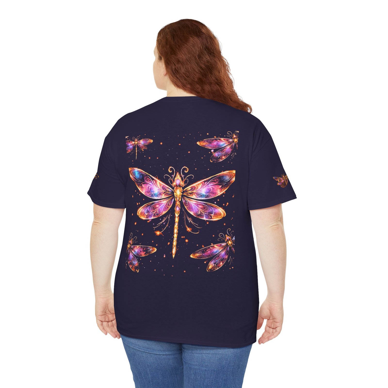 echoflame dragonfly watercolor tee — colorful boho nature t‑shirt echoflame dragonfly watercolor tee — colorful boho nature t‑shirt