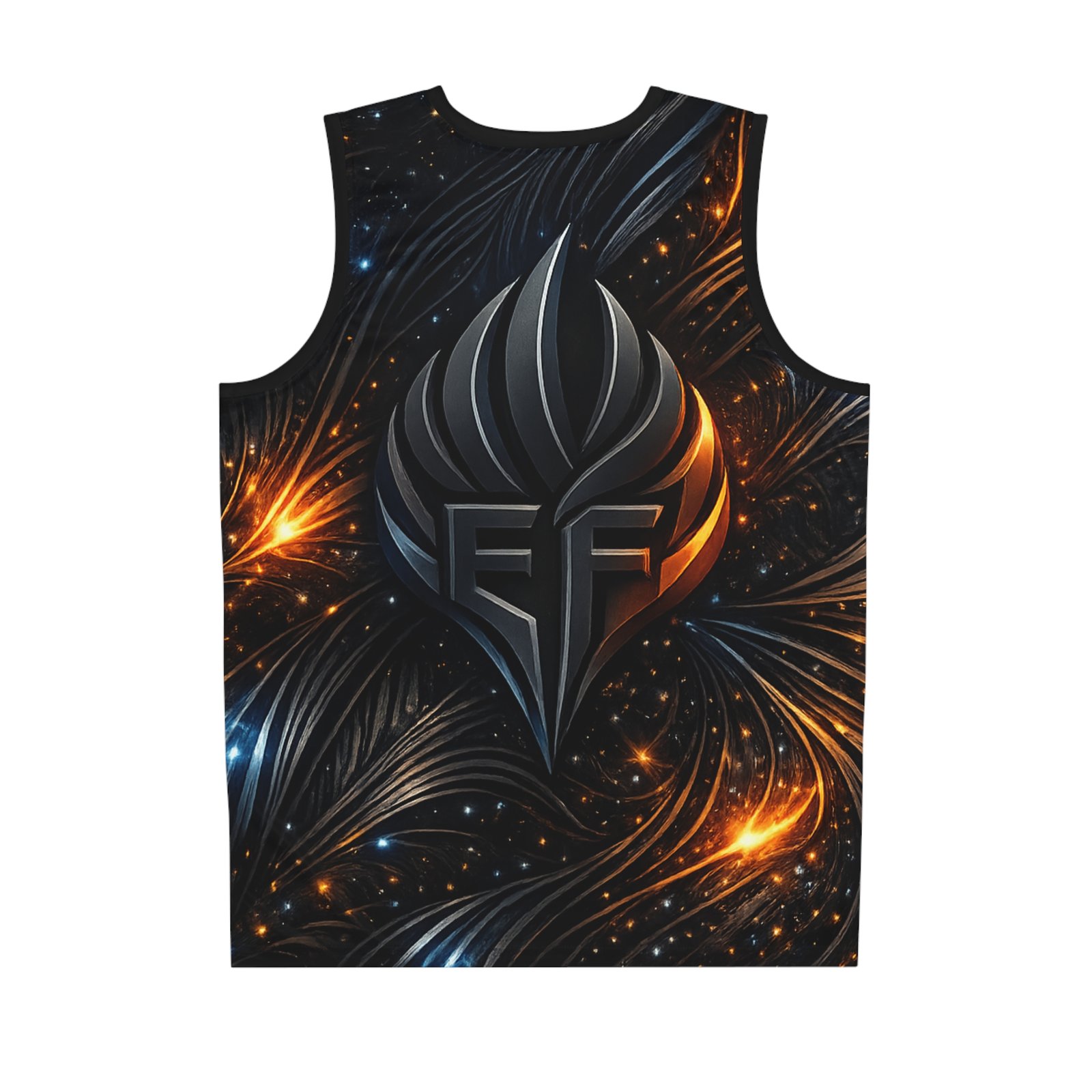 echoflame galaxy blaze basketball jersey — cosmic flame all over print echoflame galaxy blaze basketball jersey — cosmic flame all over print