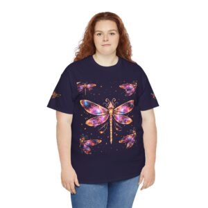 echoflame dragonfly watercolor tee — colorful boho nature t‑shirt