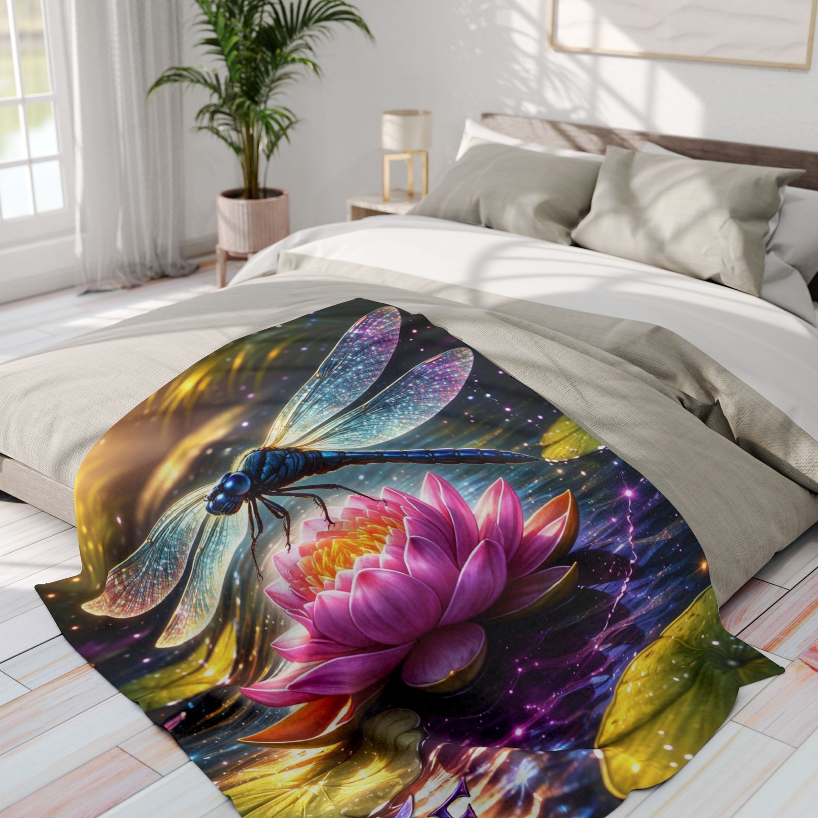 echoflame dragonfly & lotus fleece blanket — magical watercolor throw for relaxation, nature lovers & gifts echoflame dragonfly & lotus fleece blanket — magical watercolor throw for relaxation, nature lovers & gifts