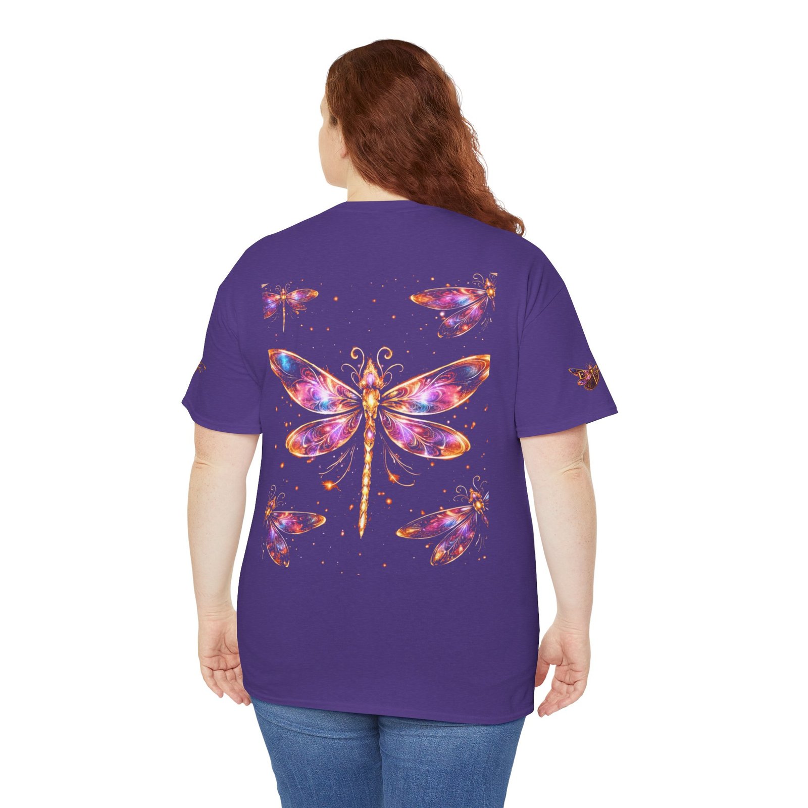 echoflame dragonfly watercolor tee — colorful boho nature t‑shirt echoflame dragonfly watercolor tee — colorful boho nature t‑shirt