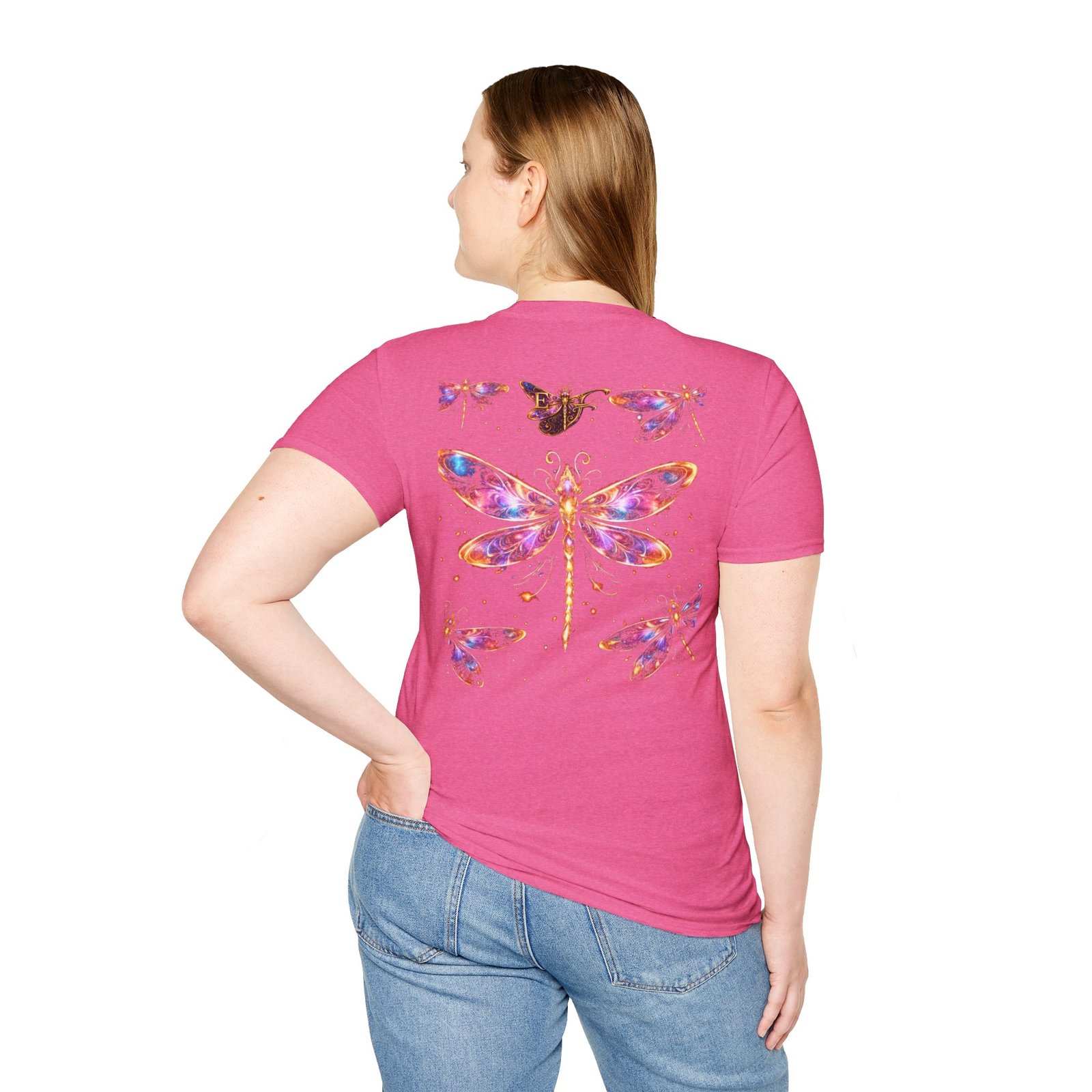 echoflame dragonfly watercolor t shirt — colorful boho nature tee for women & men echoflame dragonfly watercolor t shirt — colorful boho nature tee for women & men