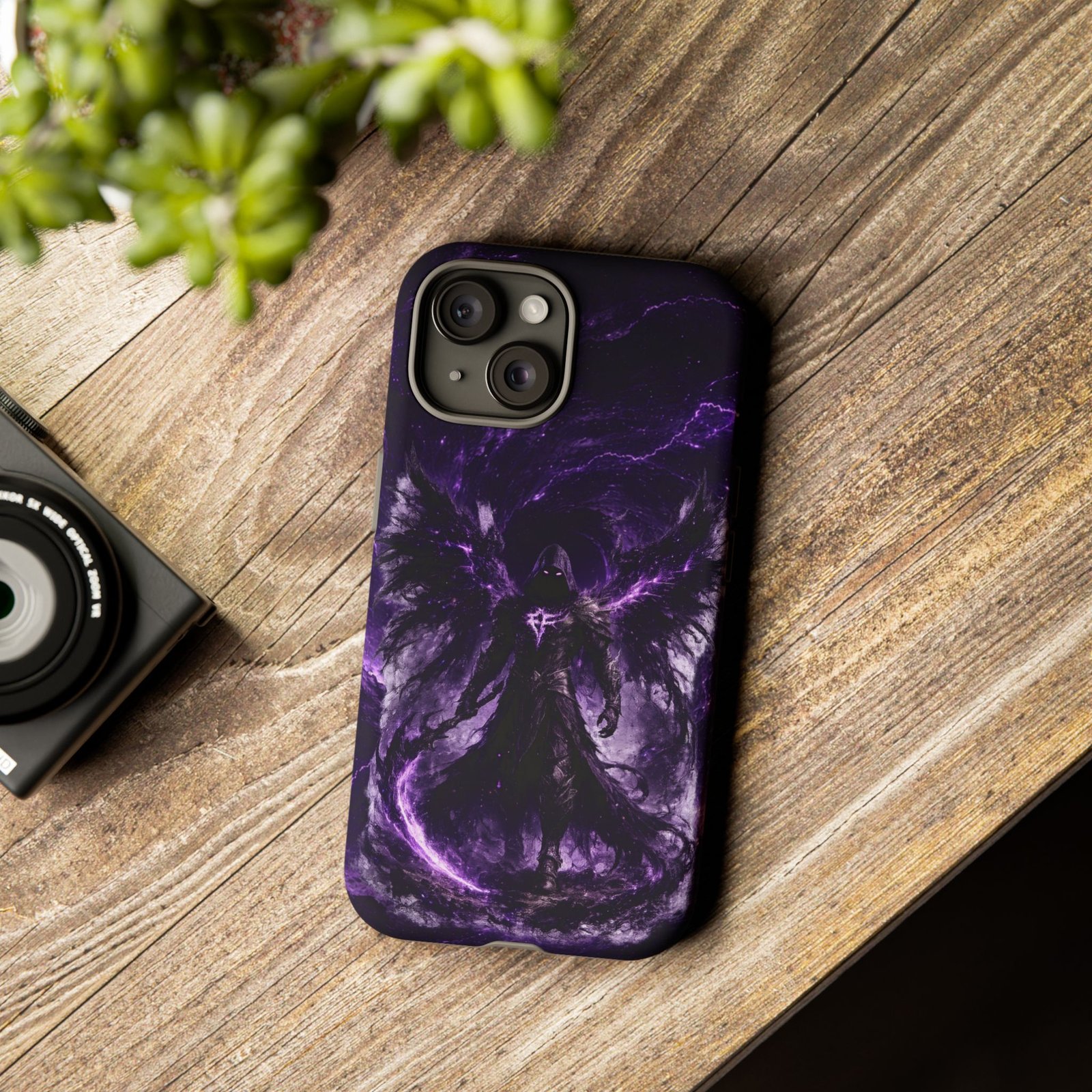 echoflame null seraph dark fallen angel phone case echoflame null seraph dark fallen angel phone case