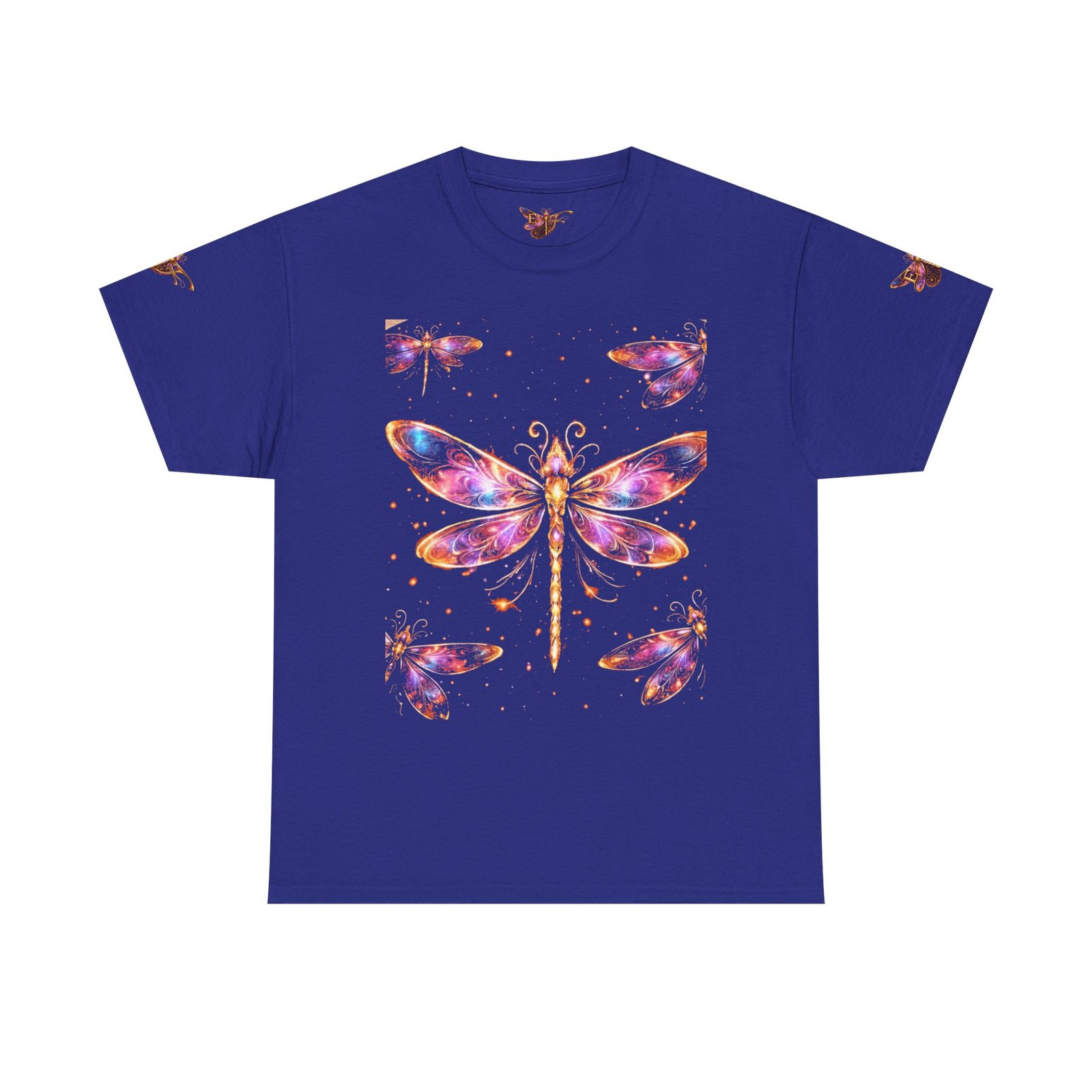 echoflame dragonfly watercolor tee — colorful boho nature t‑shirt echoflame dragonfly watercolor tee — colorful boho nature t‑shirt