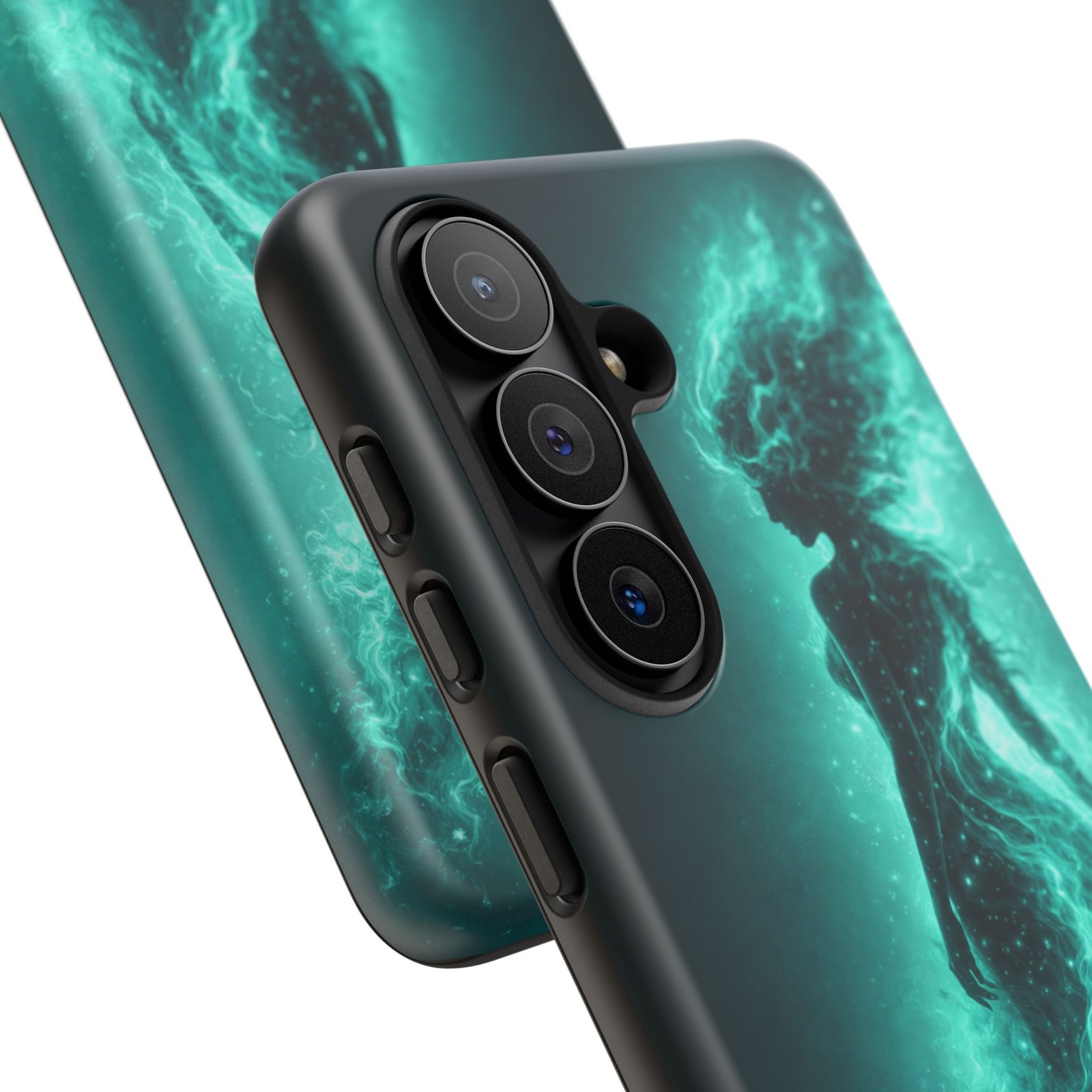 echoflame tough case — teal spirit woman galaxy phone case echoflame tough case — teal spirit woman galaxy phone case