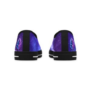 echoflame galaxy tie dye women's low top sneakers