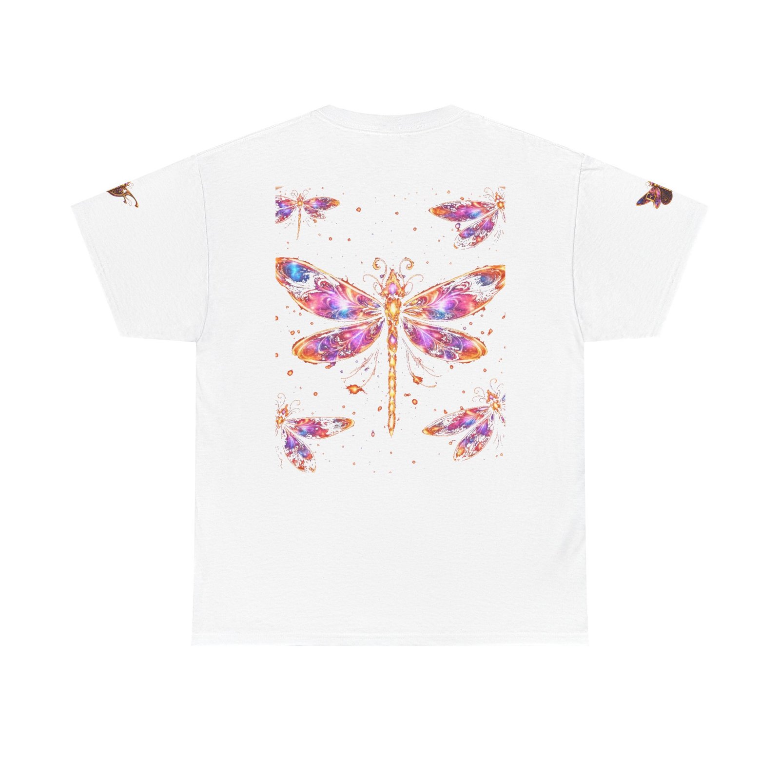 echoflame dragonfly watercolor tee — colorful boho nature t‑shirt echoflame dragonfly watercolor tee — colorful boho nature t‑shirt